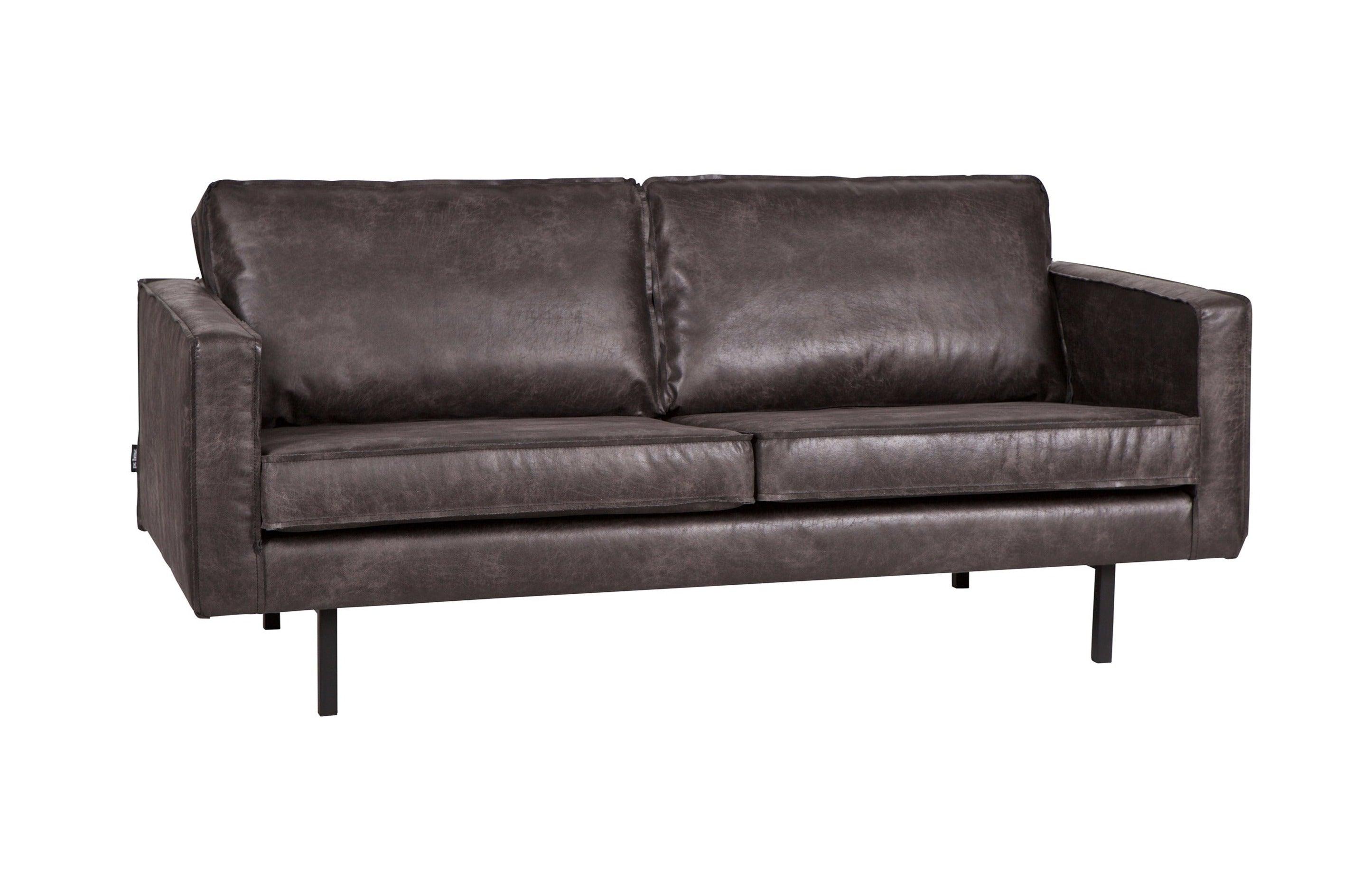 Sofa 2,5-osobowa skórzana RODEO czarny Be Pure Eye on Design