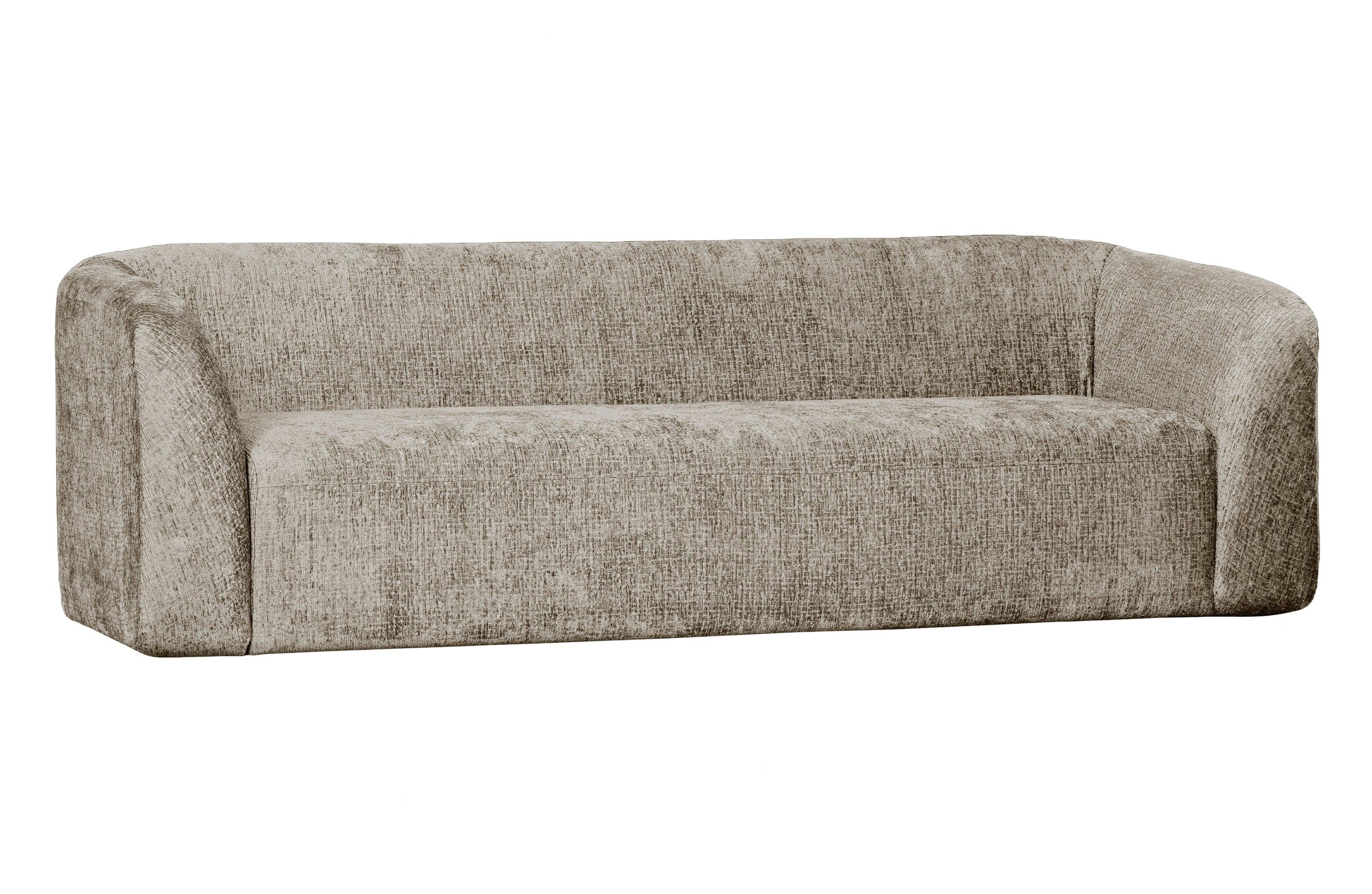 Sofa 3-osobowa aksamitna SLOPING beżowy Be Pure Eye on Design