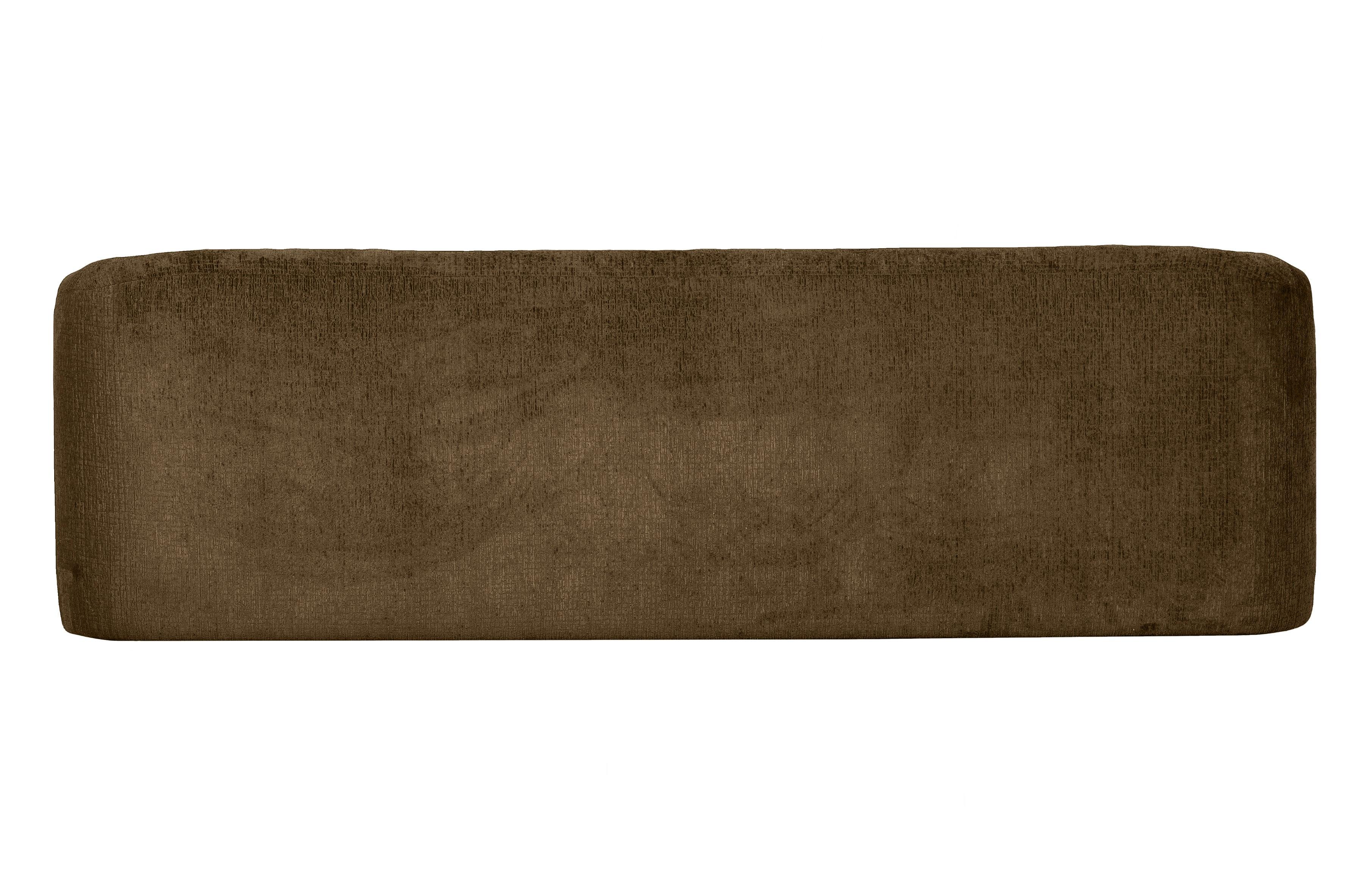 Sofa 3-osobowa aksamitna SLOPING brązowy – Woood