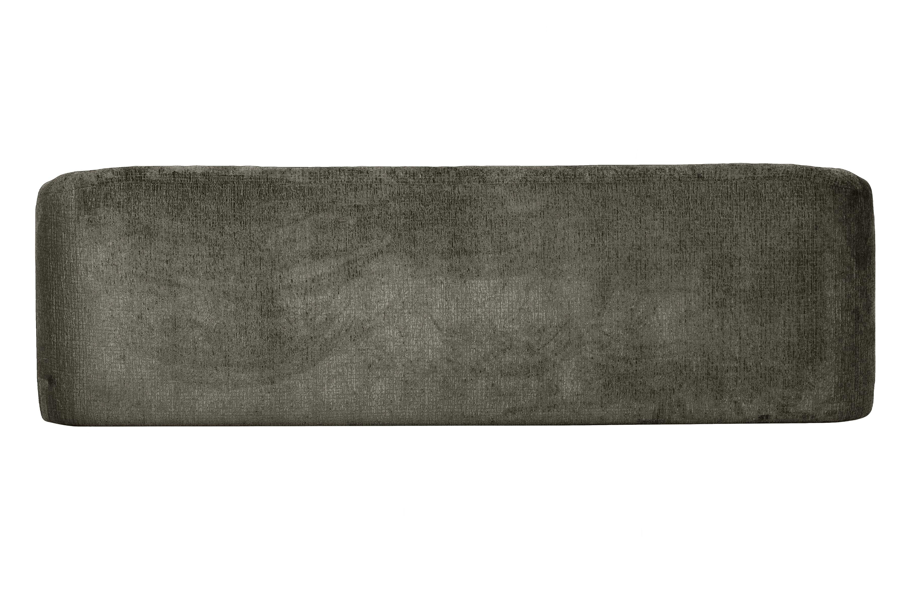 Sofa 3-osobowa aksamitna SLOPING szarozielony – Woood