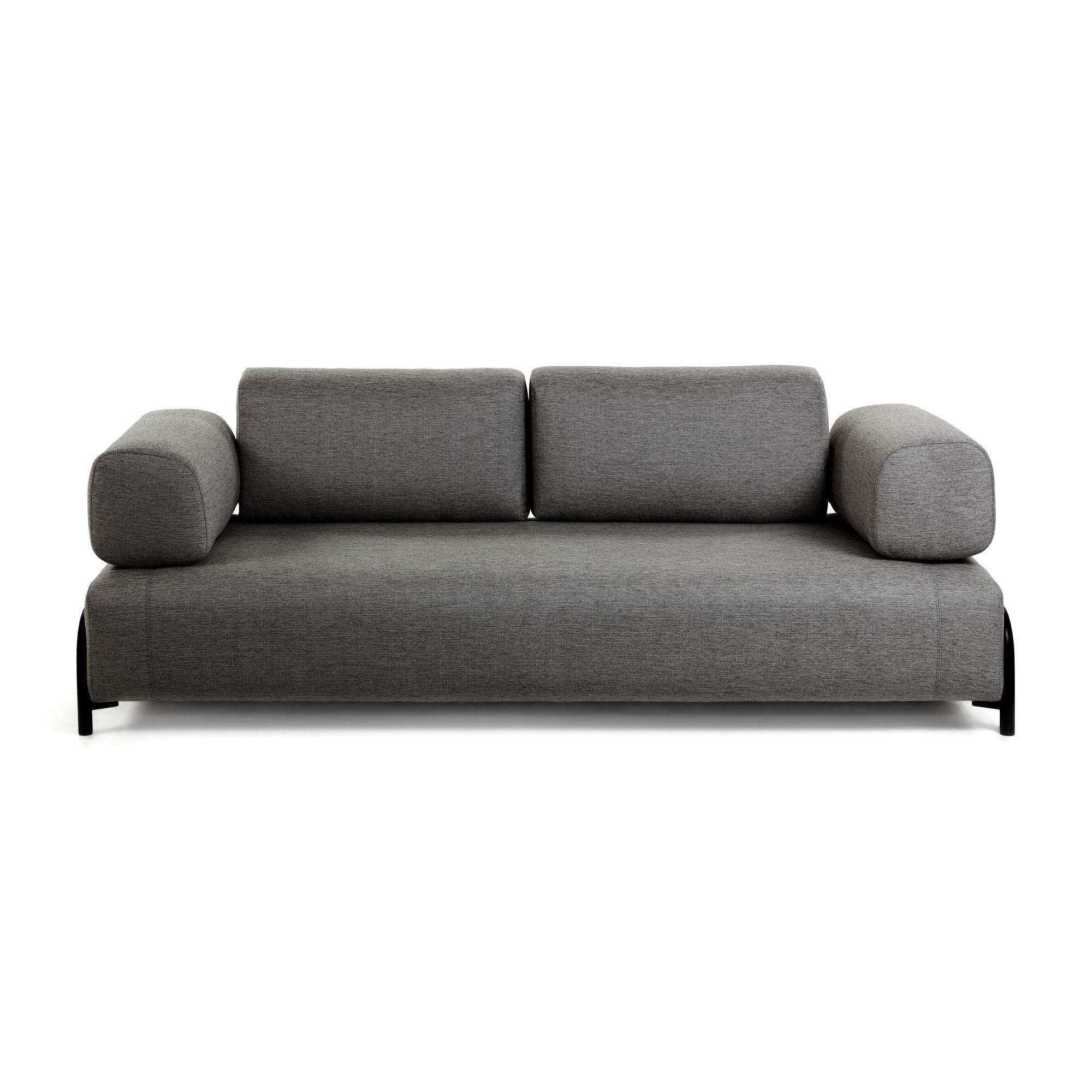 Sofa 3-osobowa COMPO ciemnoszary La Forma Dwa Eye on Design