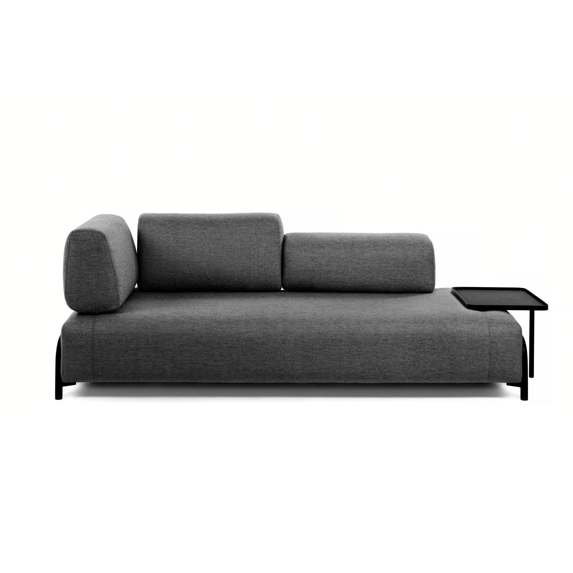Sofa 3-osobowa COMPO ciemnoszary La Forma Eye on Design