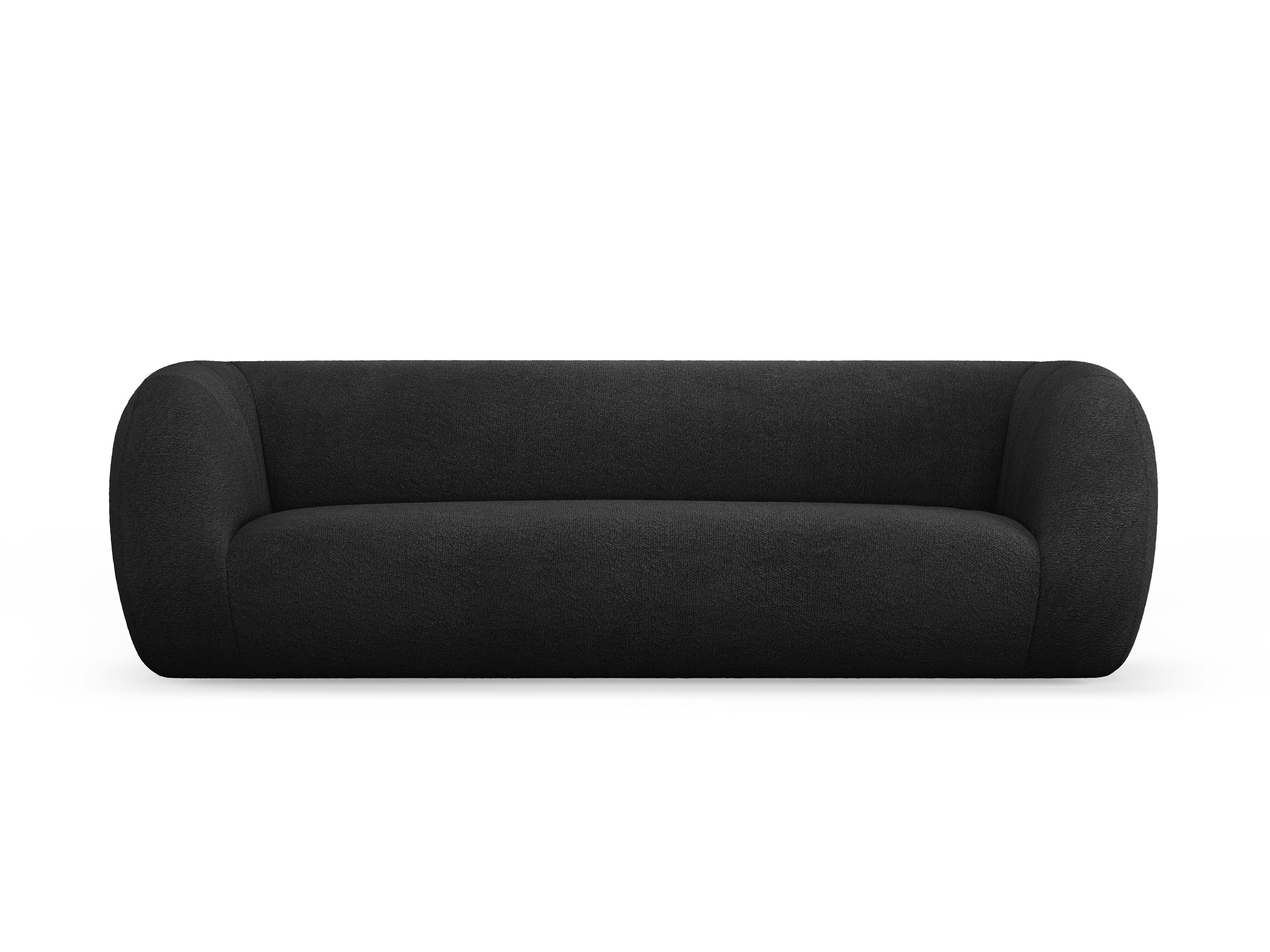Sofa 3-osobowa ESSEN czarny boucle Cosmopolitan Design Eye on Design