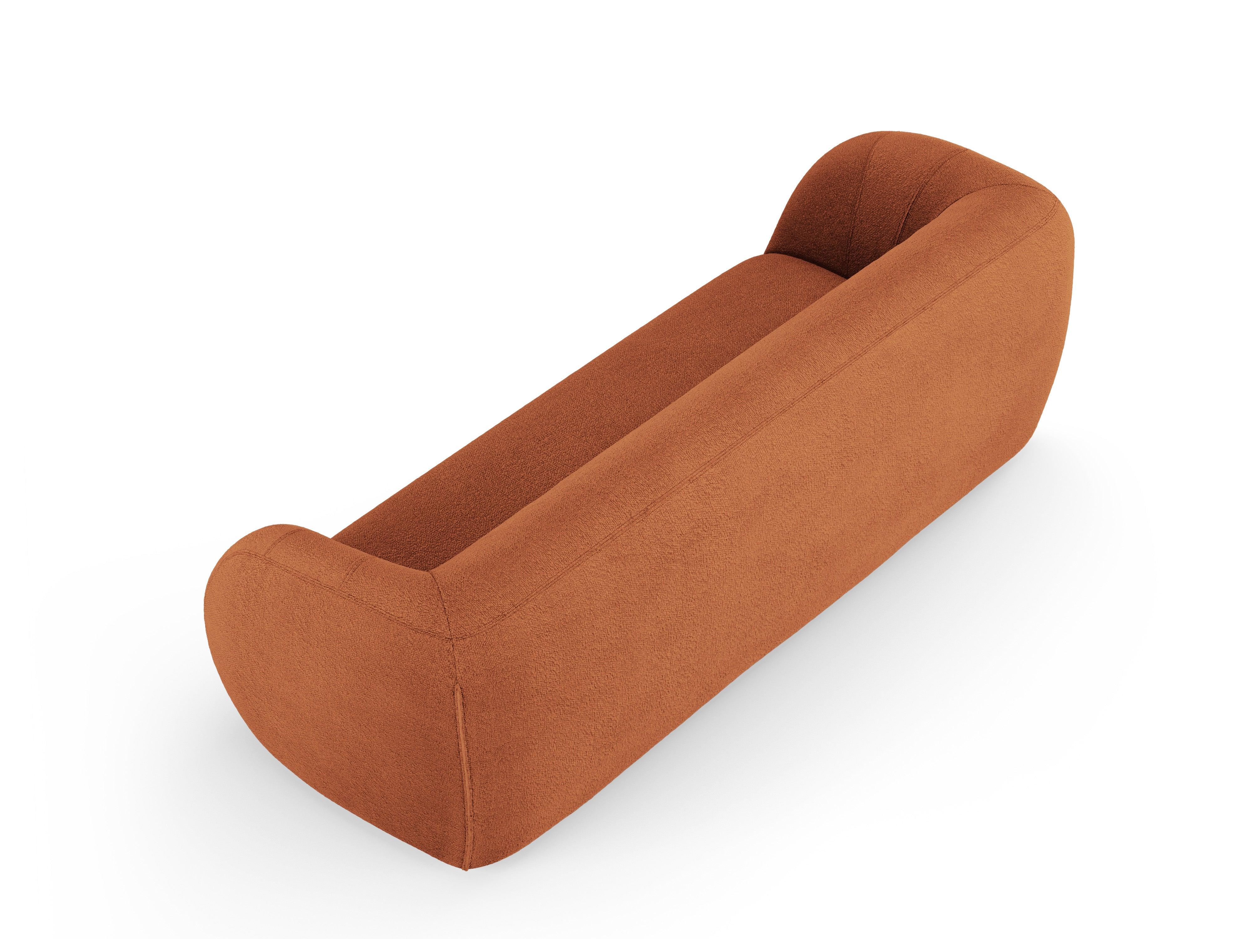 Sofa 3-osobowa ESSEN terracotta boucle Cosmopolitan Design Eye on Design