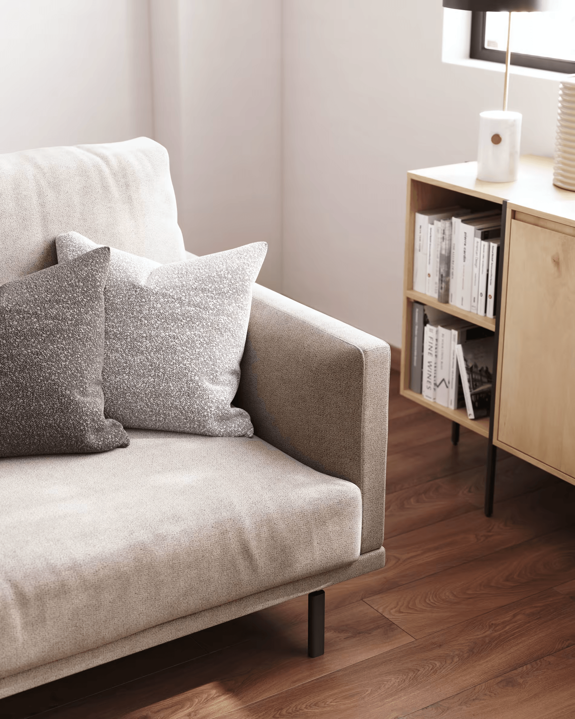 Sofa 3-osobowa GALENE beżowy La Forma Eye on Design