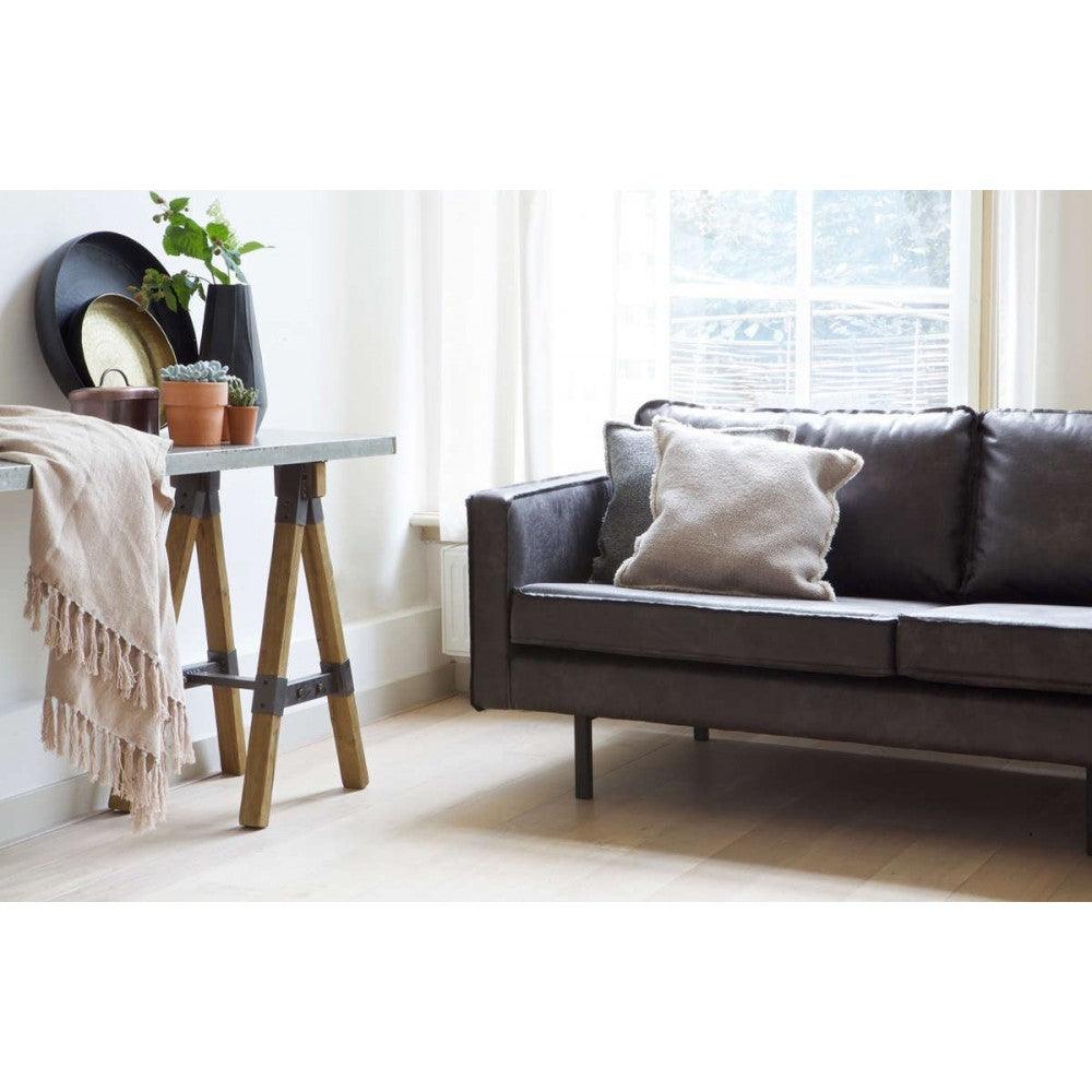 Sofa 3-osobowa skórzana RODEO czarny Be Pure Eye on Design