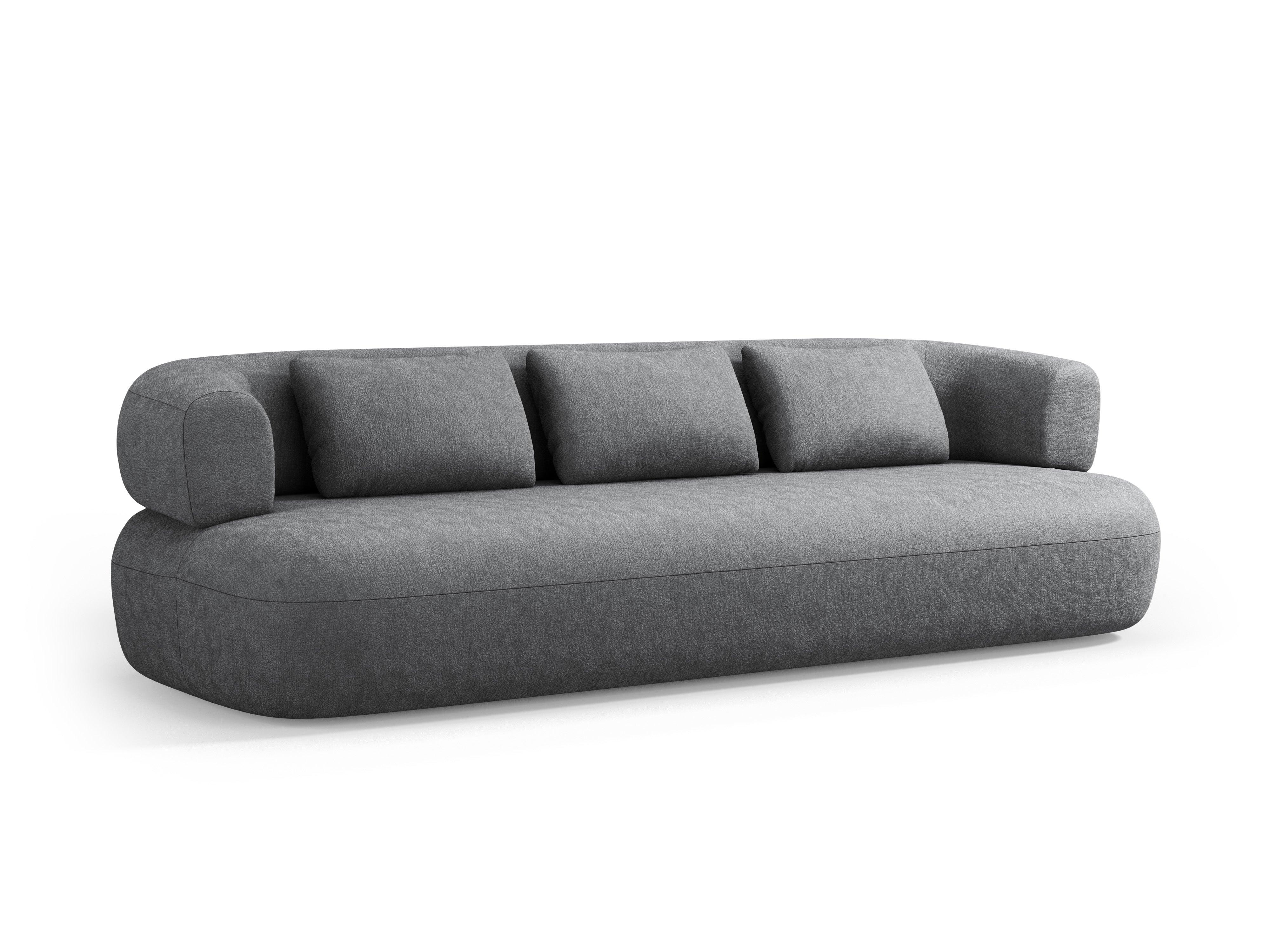 Sofa 4-osobowa ALDRIN ciemnoszary szenil Windsor & Co Eye on Design