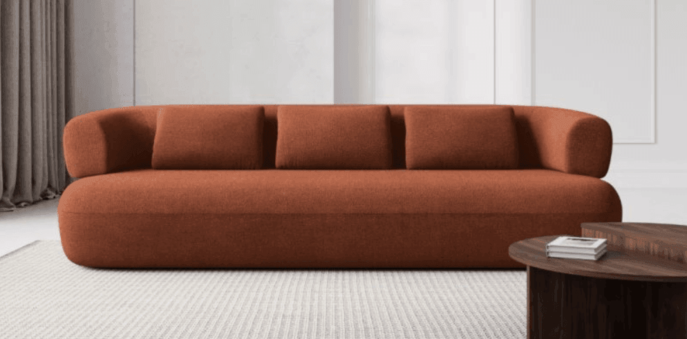 Sofa 4-osobowa ALDRIN czarny boucle Windsor & Co Eye on Design
