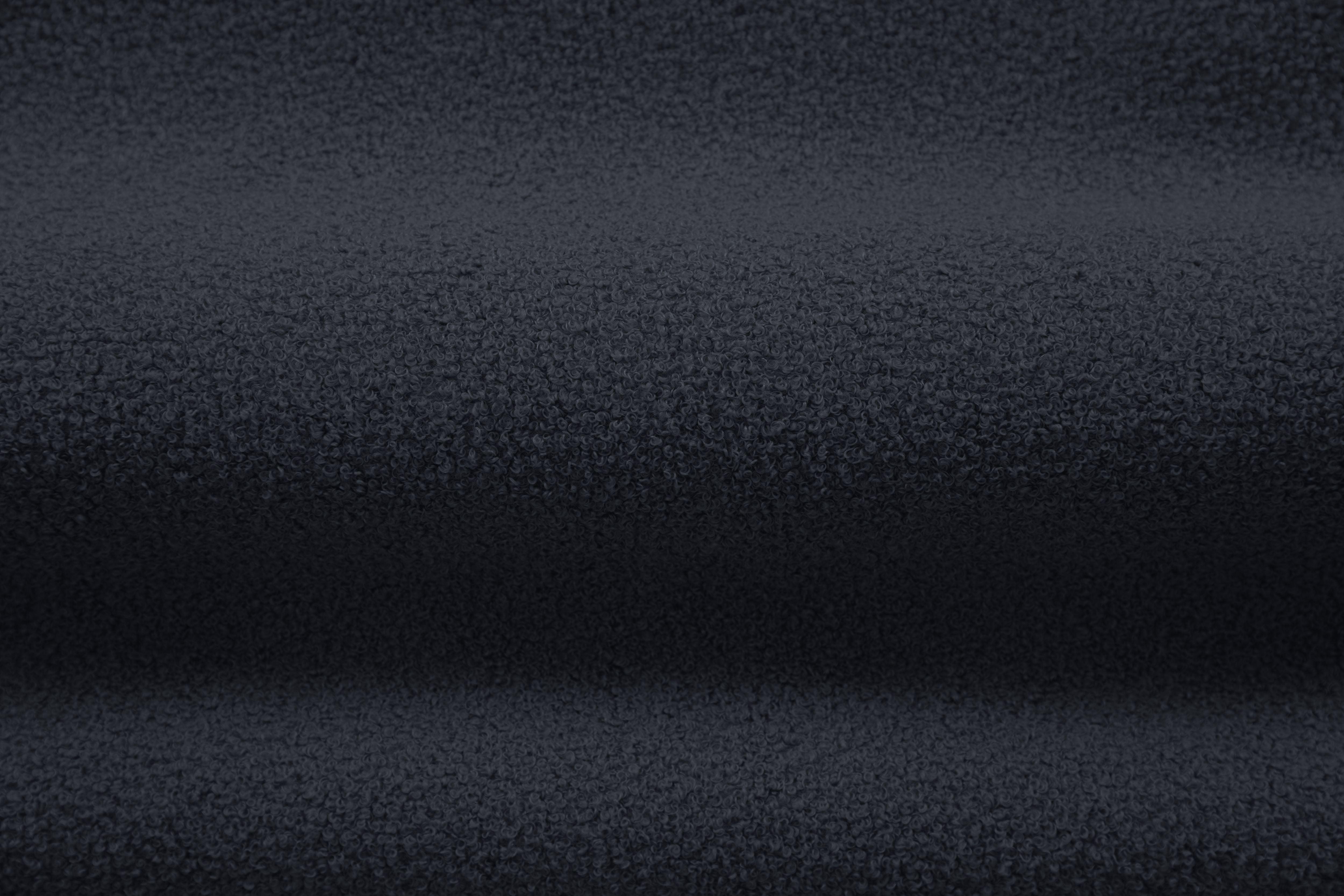 Sofa 4-osobowa ALDRIN granatowy boucle do salonu – Windsor & Co