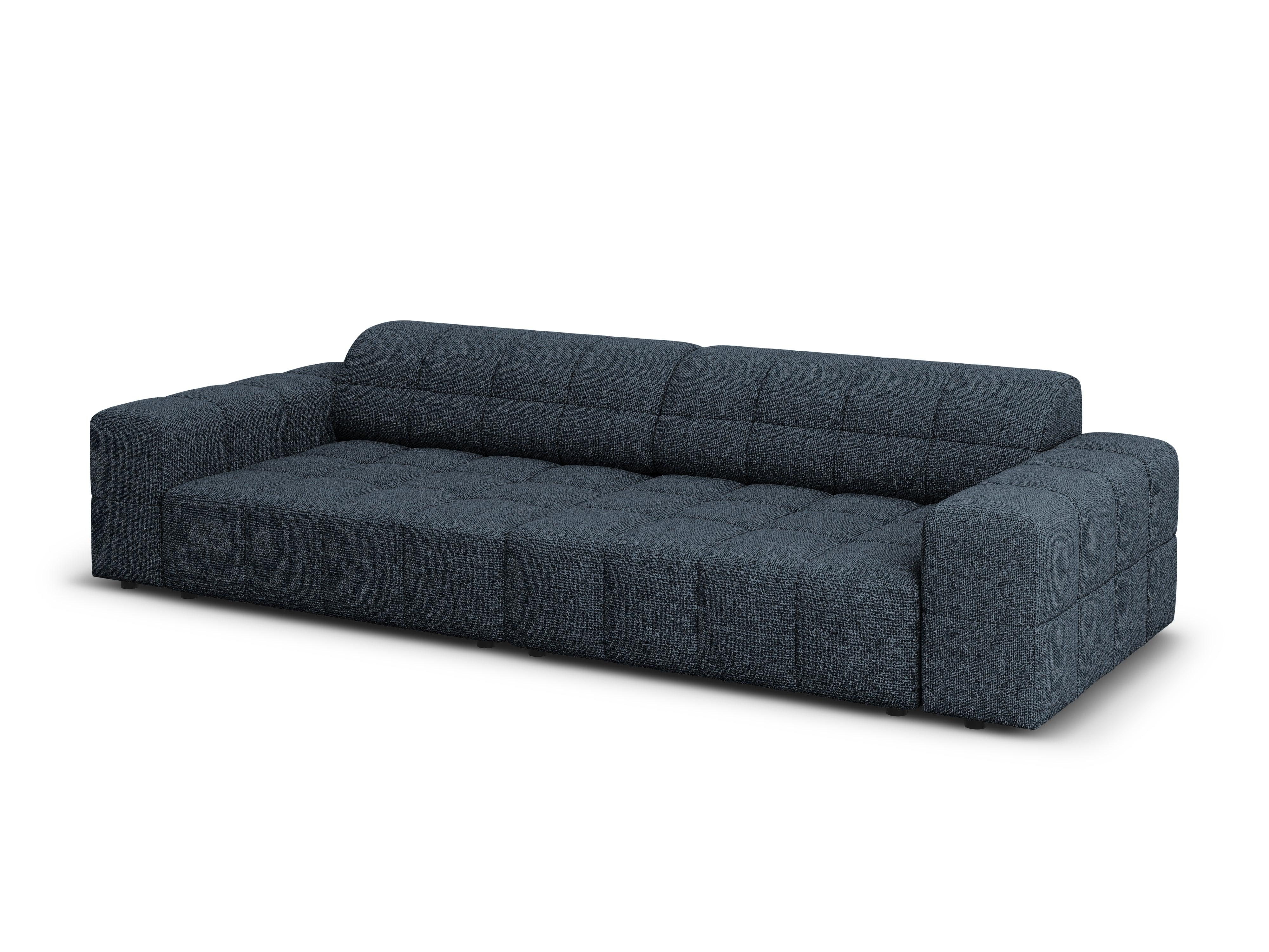 Sofa 4-osobowa CHICAGO niebieski szenil Cosmopolitan Design Eye on Design