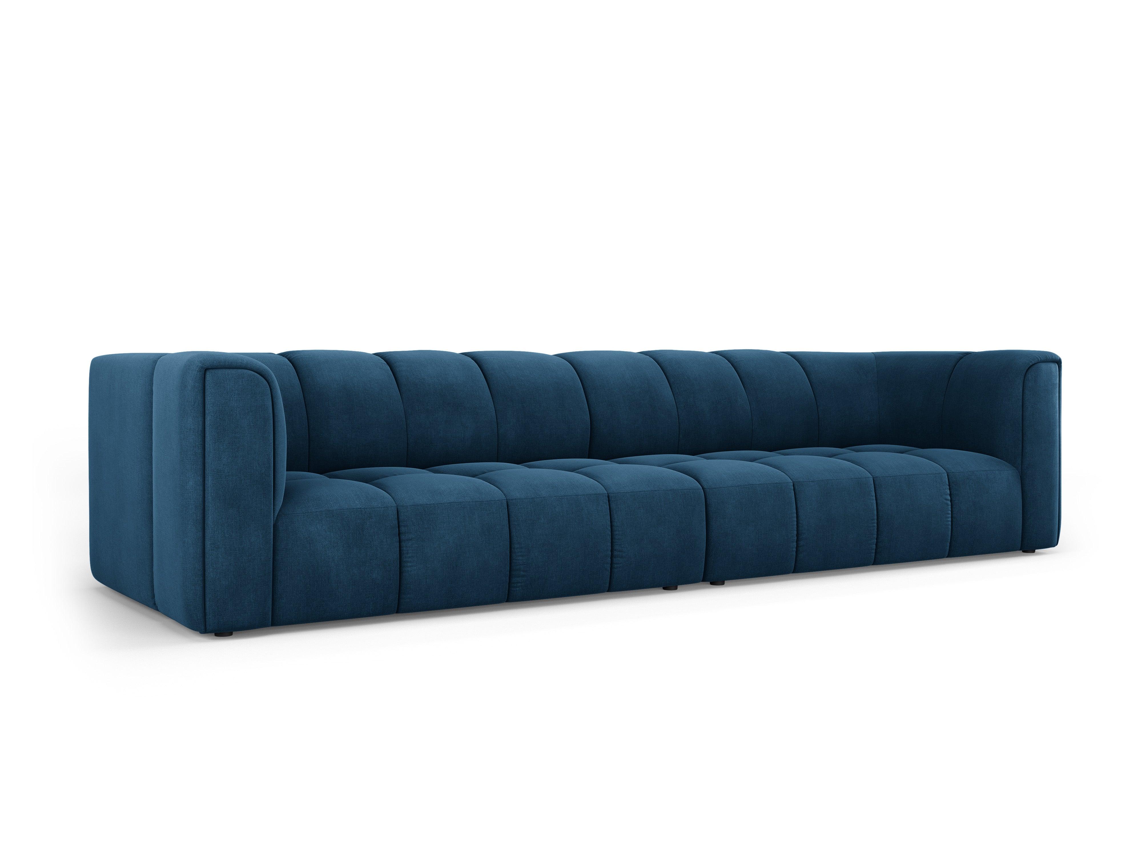 Sofa 4-osobowa FRANCESCA granat królewski szenil Milo Casa Eye on Design