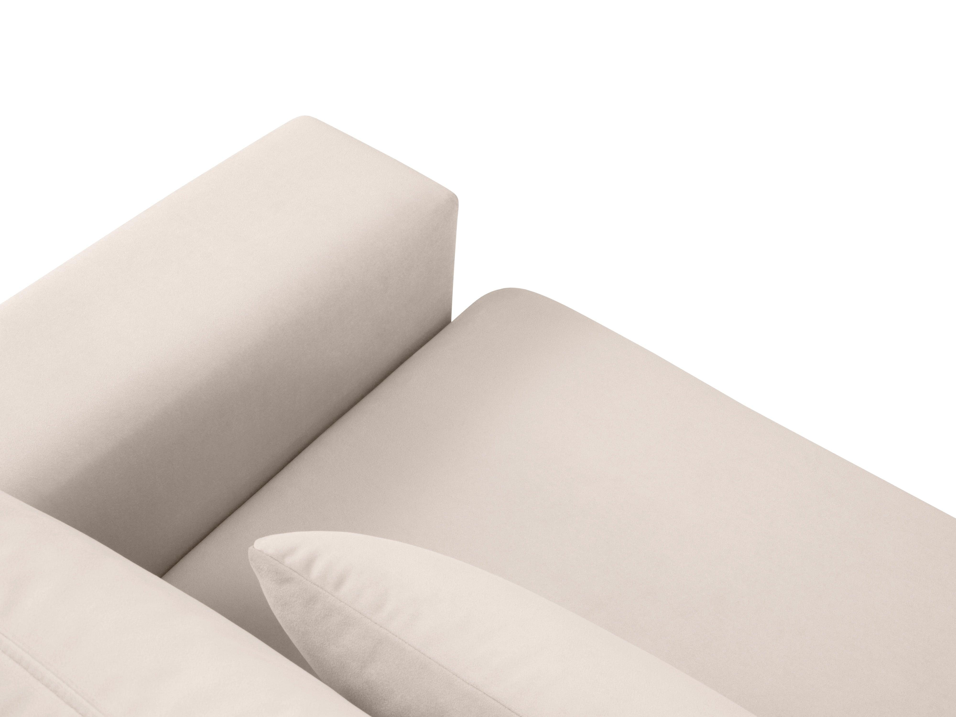 Sofa aksamitna 2-osobowa HEBE beżowy Mazzini Sofas Eye on Design