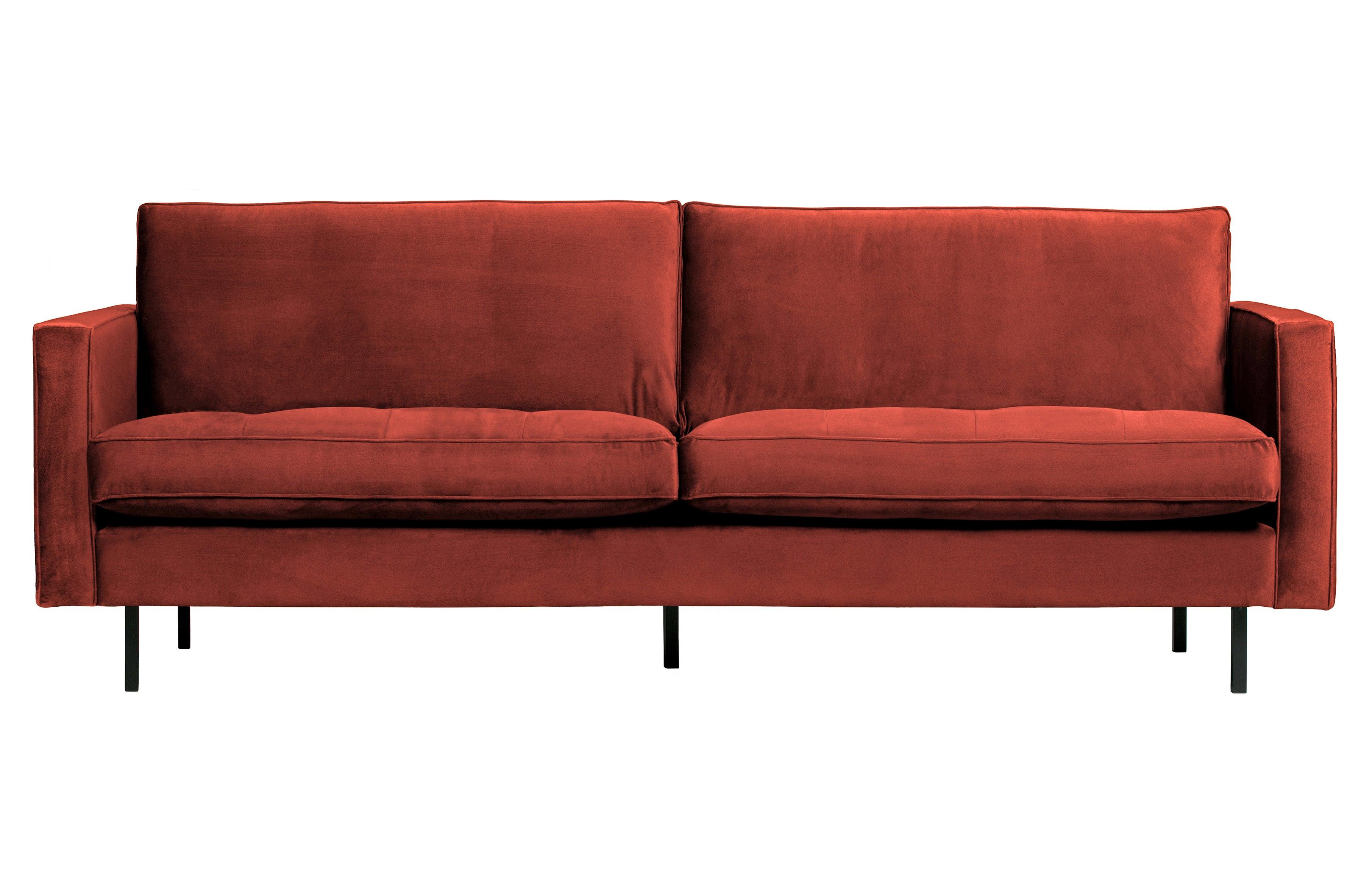Sofa aksamitna 2,5-osobowa RODEO CLASSIC kasztanowy Be Pure Eye on Design