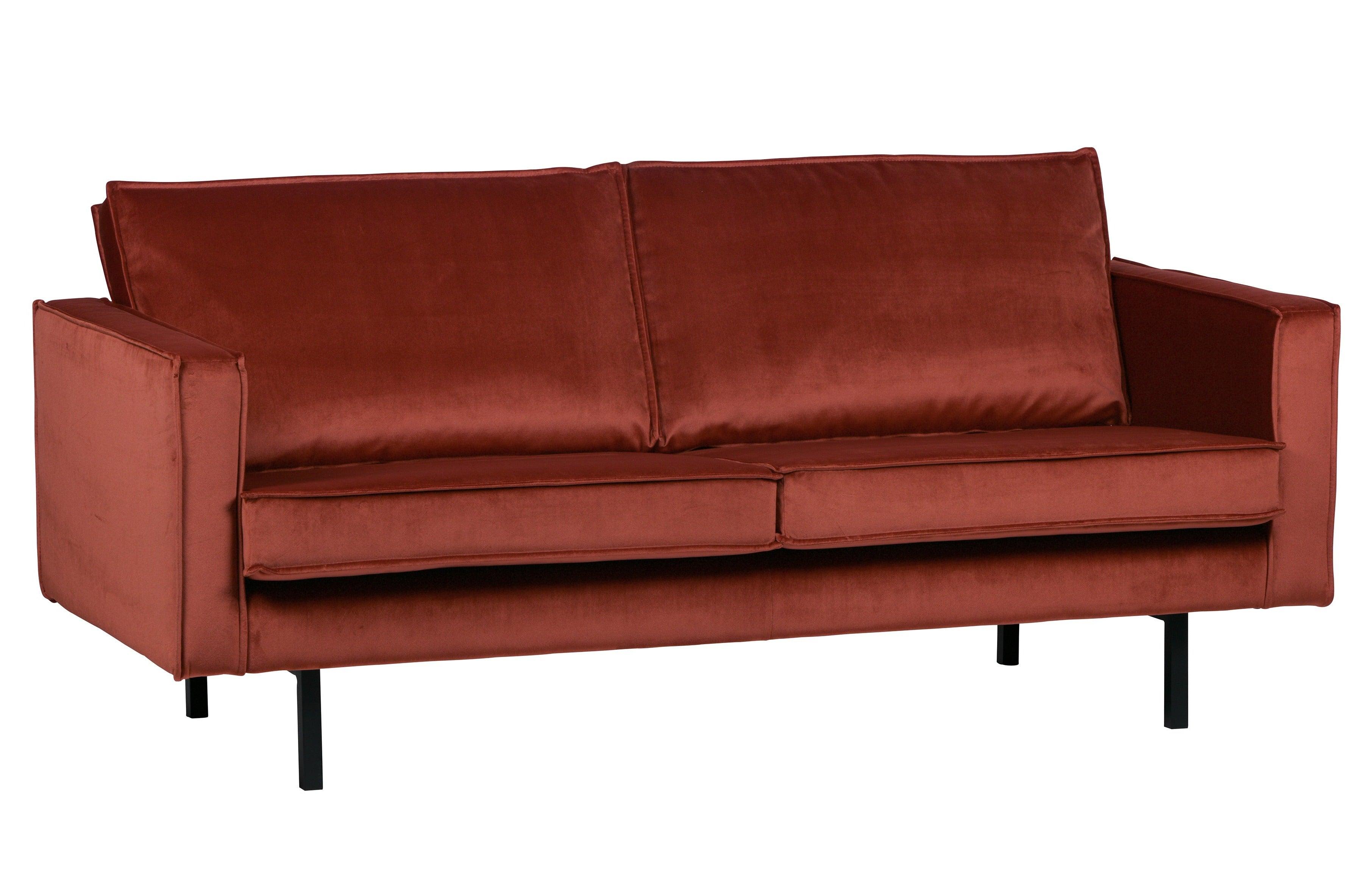 Sofa aksamitna 2,5-osobowa RODEO kasztanowy Be Pure Eye on Design