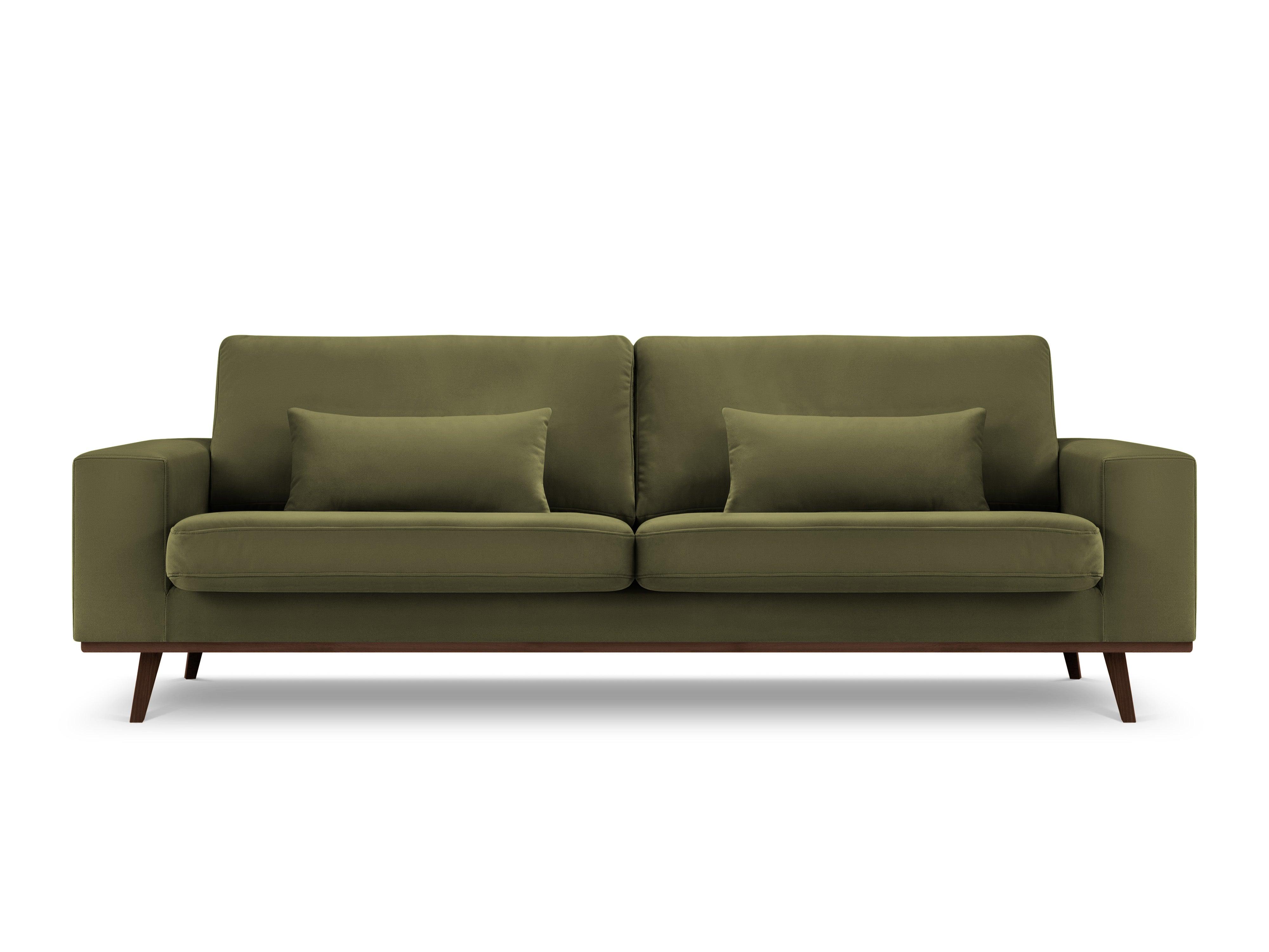Sofa aksamitna 3-osobowa HEBE zielony Mazzini Sofas Eye on Design