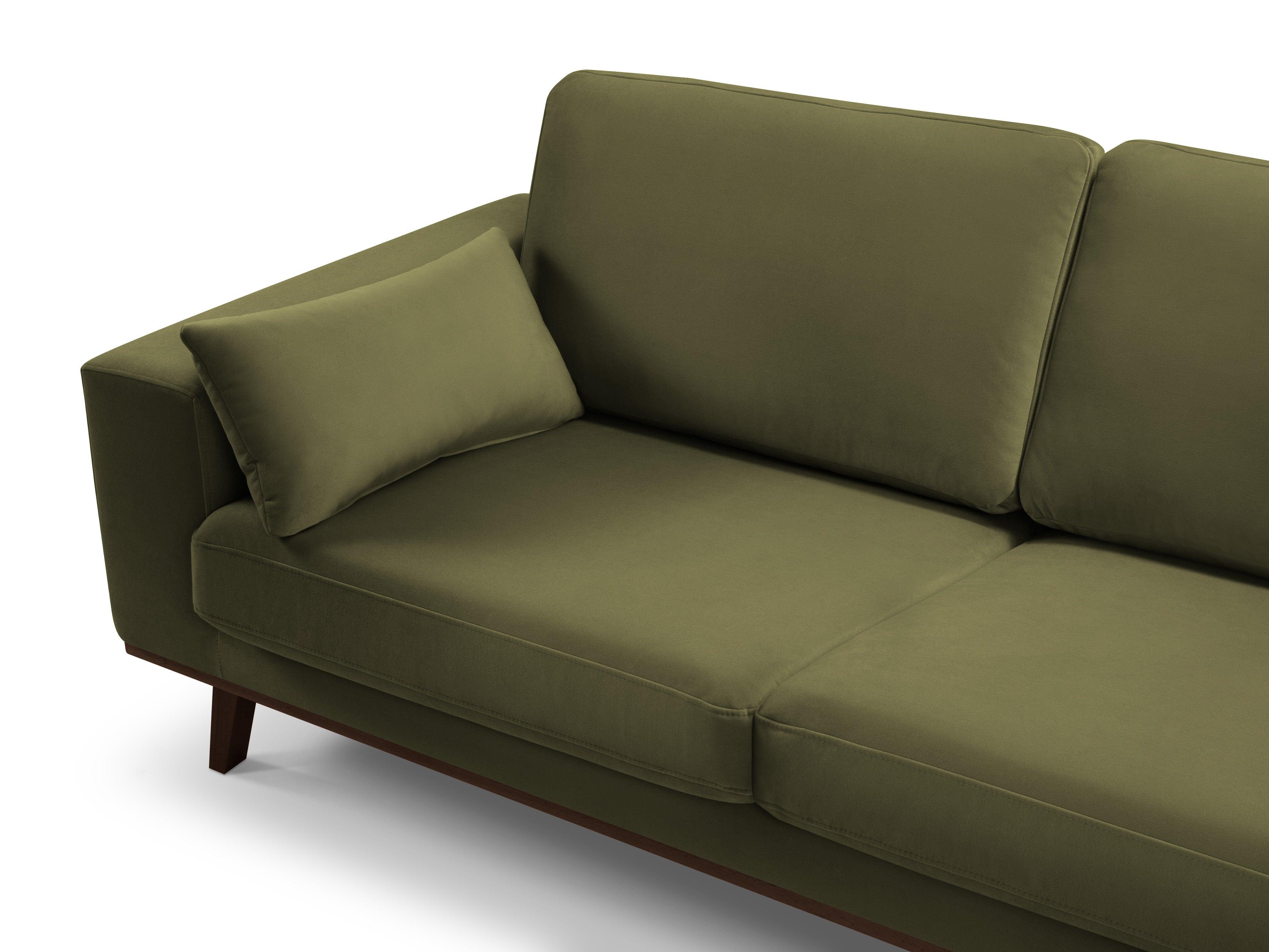 Sofa aksamitna 3-osobowa HEBE zielony Mazzini Sofas Eye on Design