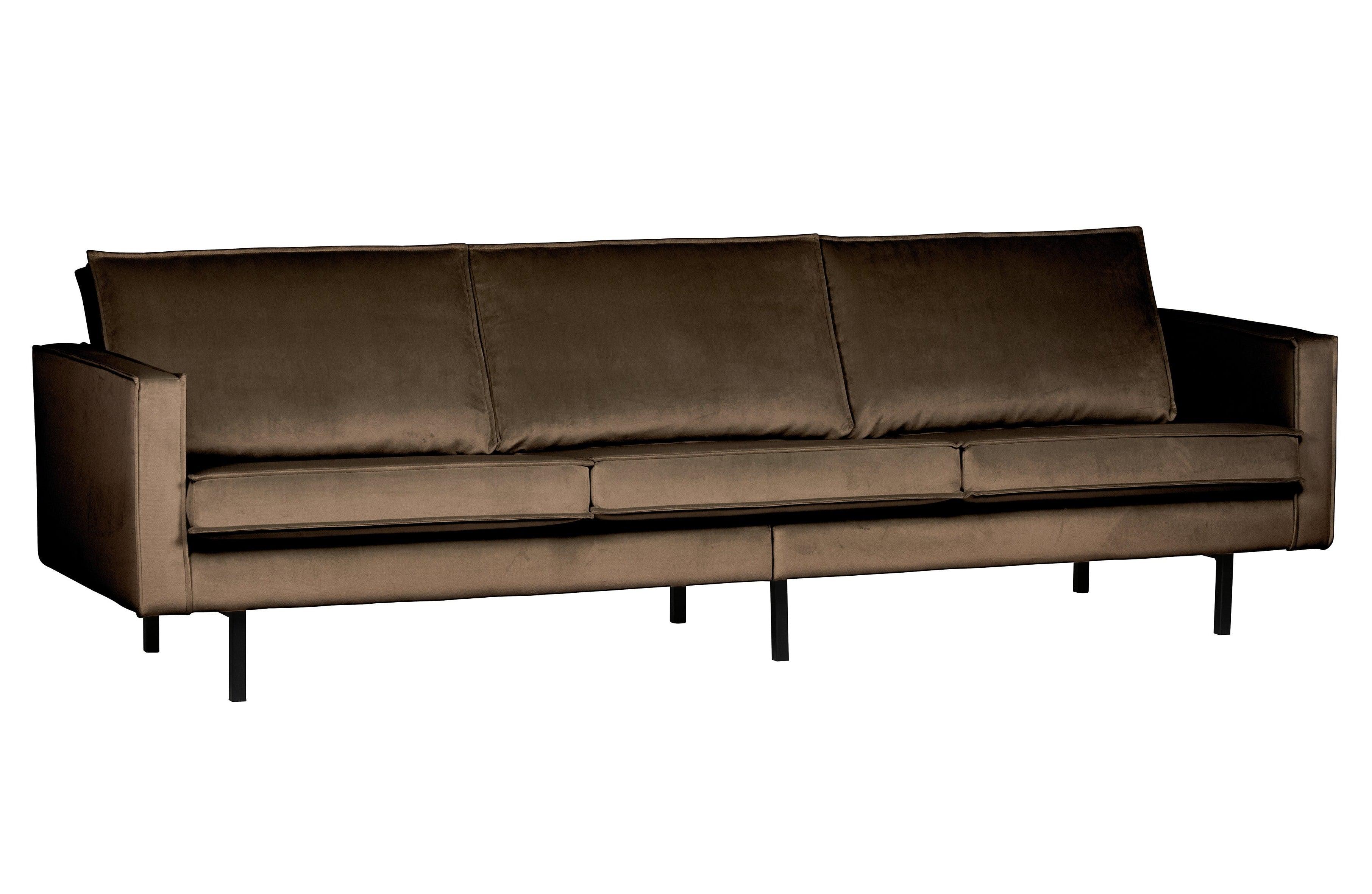 Sofa aksamitna 3-osobowa RODEO taupe Be Pure Eye on Design
