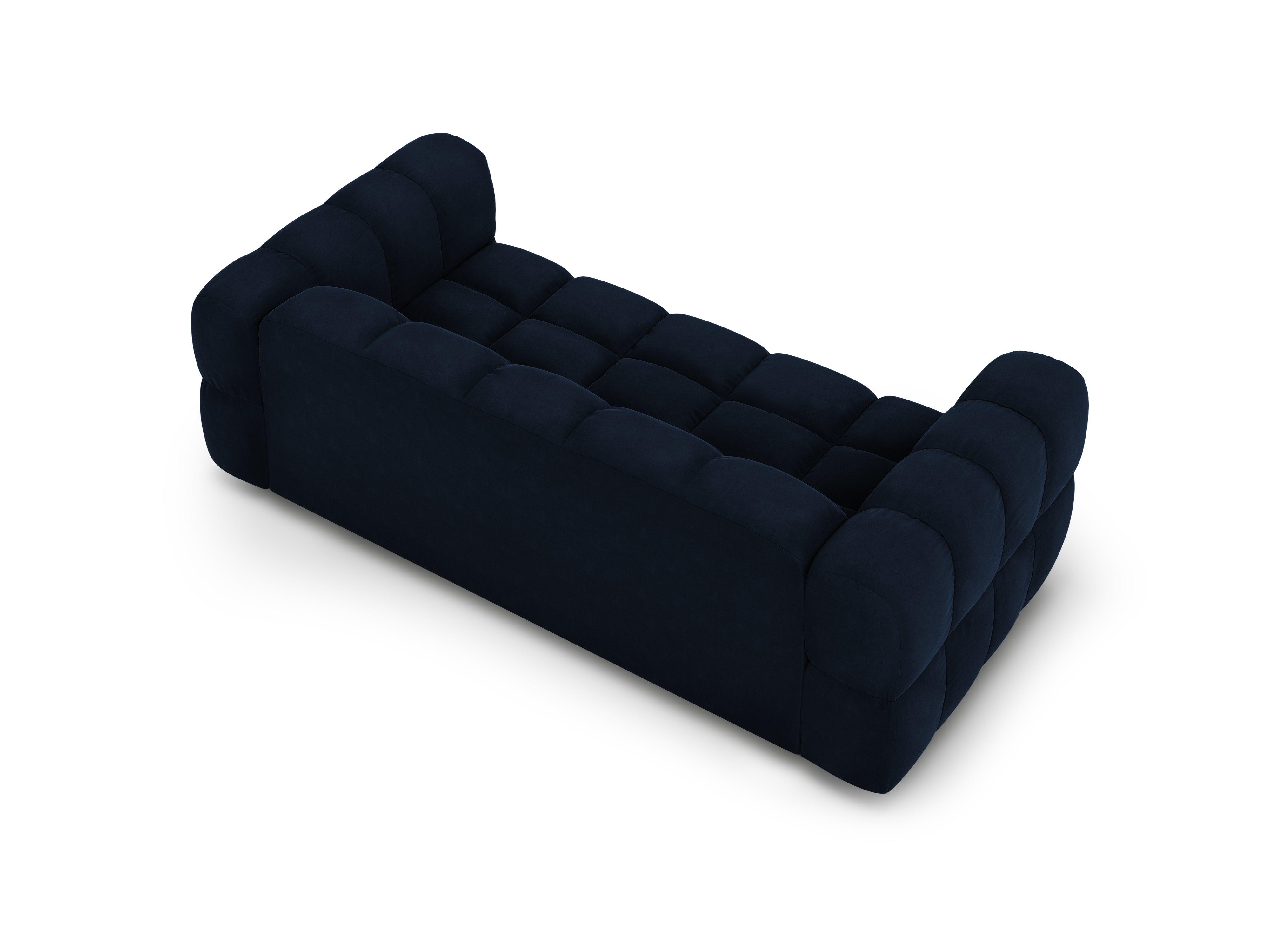 Sofa aksamitna 3-osobowa SKY granat królewski Cosmopolitan Design Eye on Design