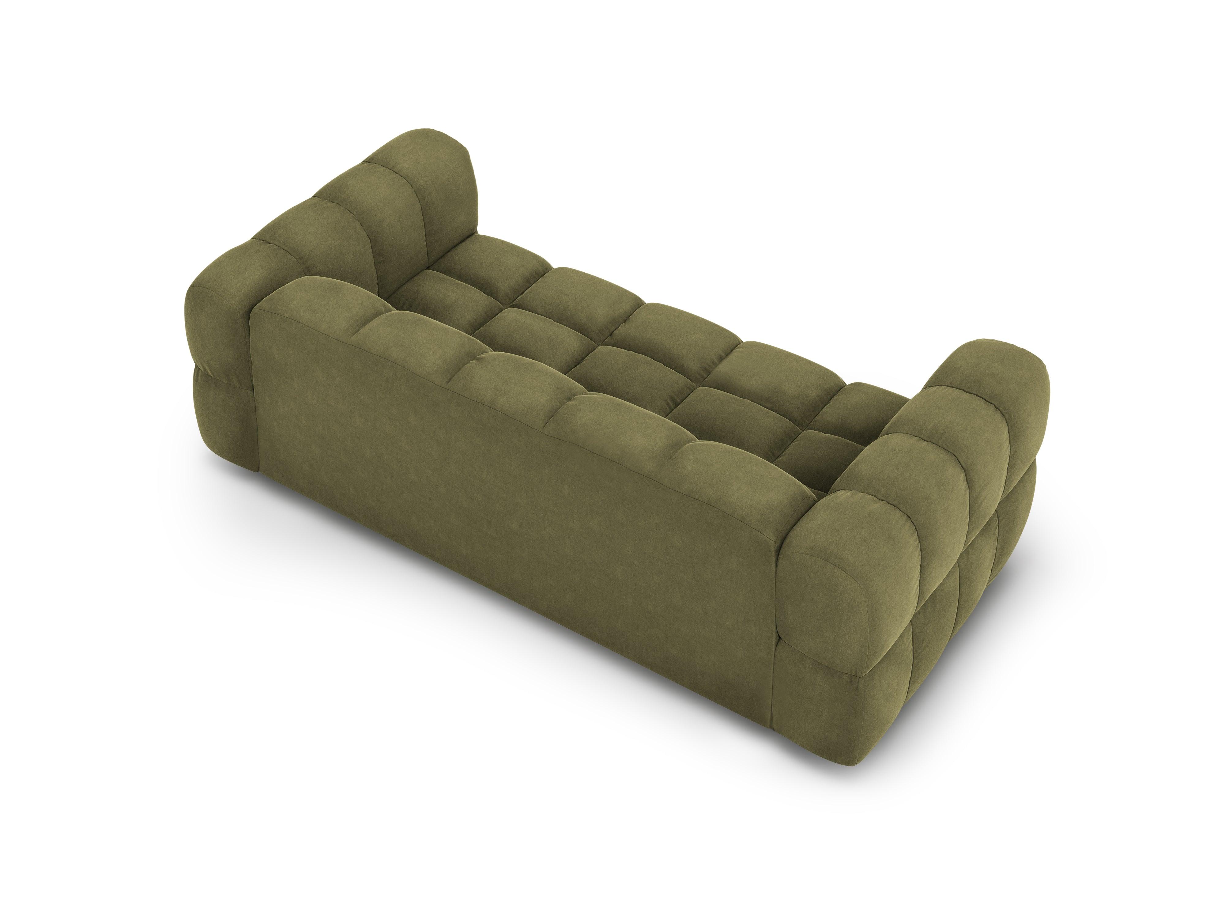 Sofa aksamitna 3-osobowa SKY jasnozielony Cosmopolitan Design Eye on Design