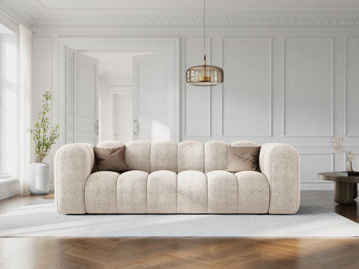 Sofa aksamitna 3-osobowa SKYLER ceglany Interieurs 86 Eye on Design