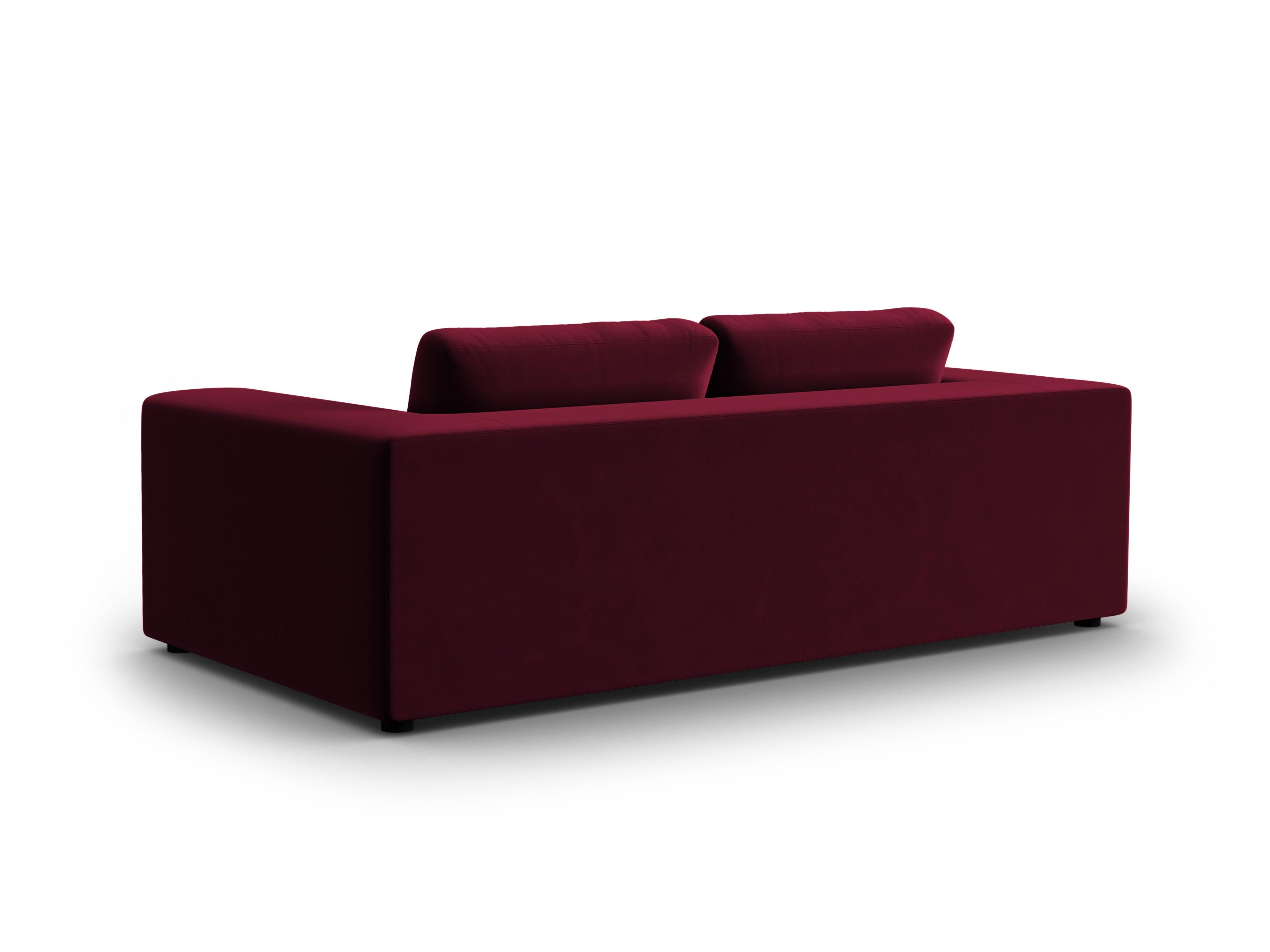 Sofa aksamitna 3-osobowa TENDANCE bordowy CXL by Christian Lacroix Eye on Design