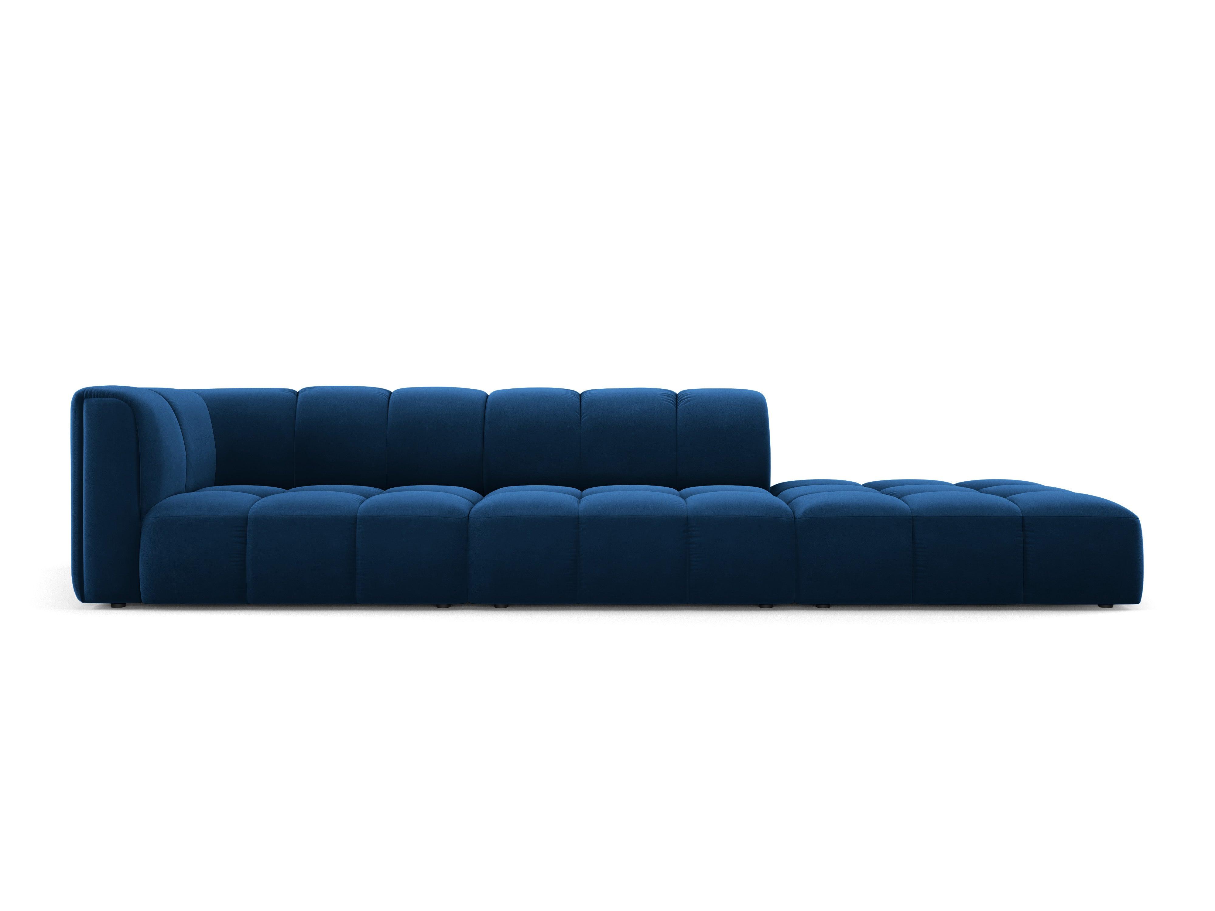 Sofa aksamitna prawostronna FRANCESCA granat królewski Milo Casa Eye on Design