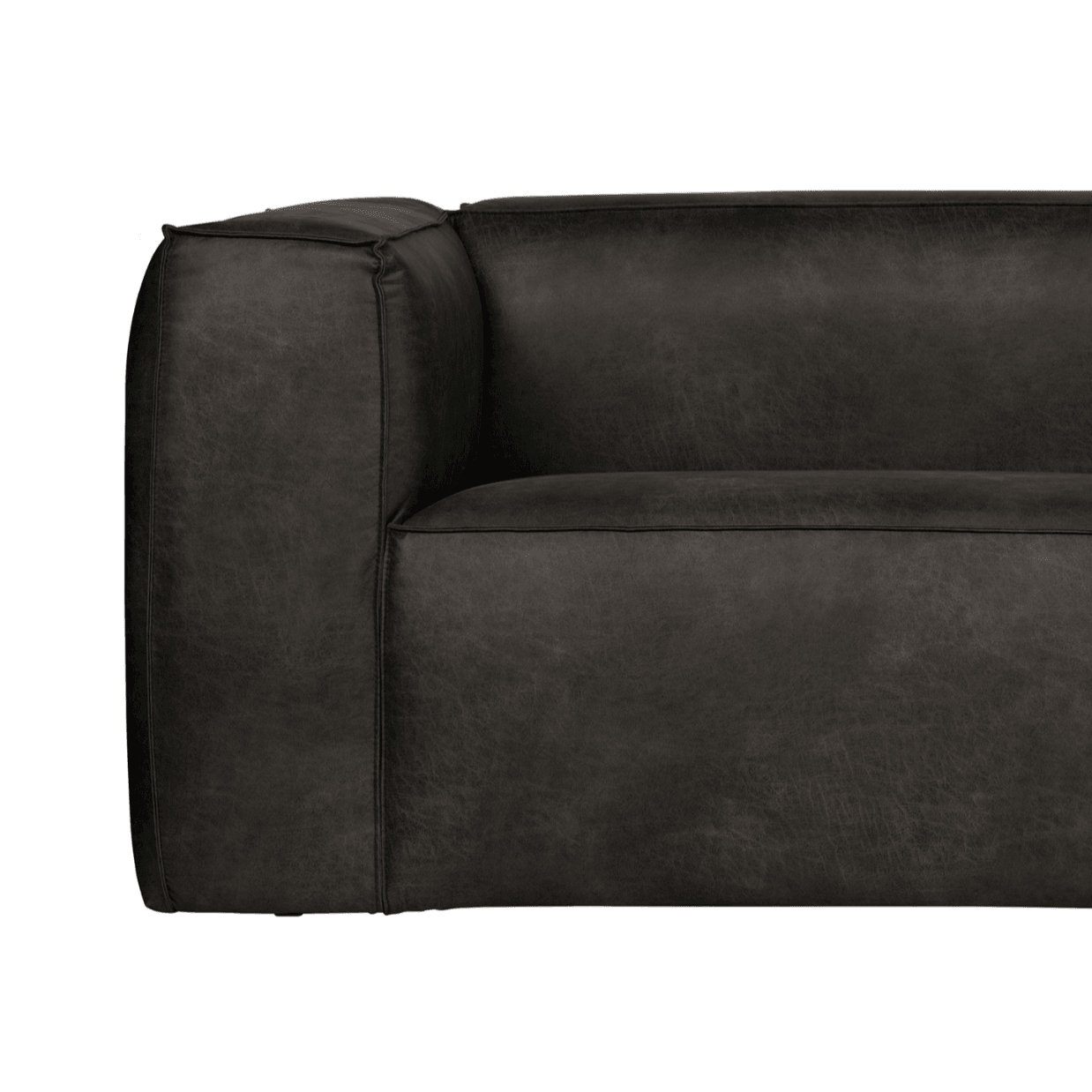 Sofa BEAN czarna ekoskóra Woood Eye on Design