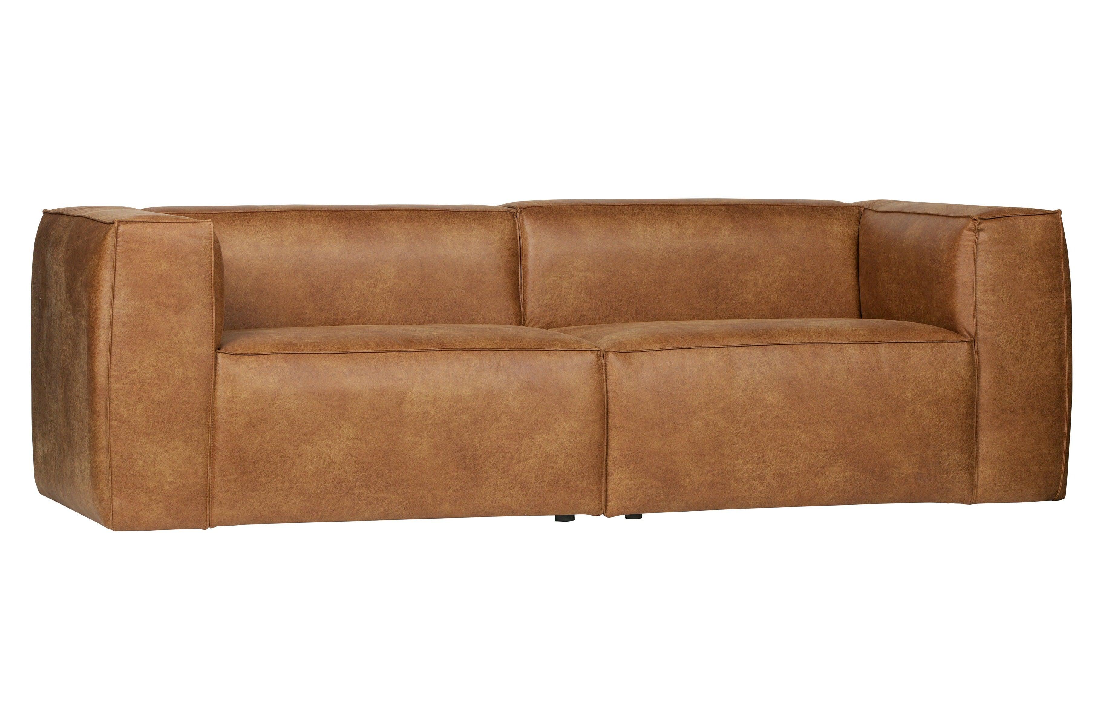 Sofa BEAN koniakowa ekoskóra Woood Eye on Design