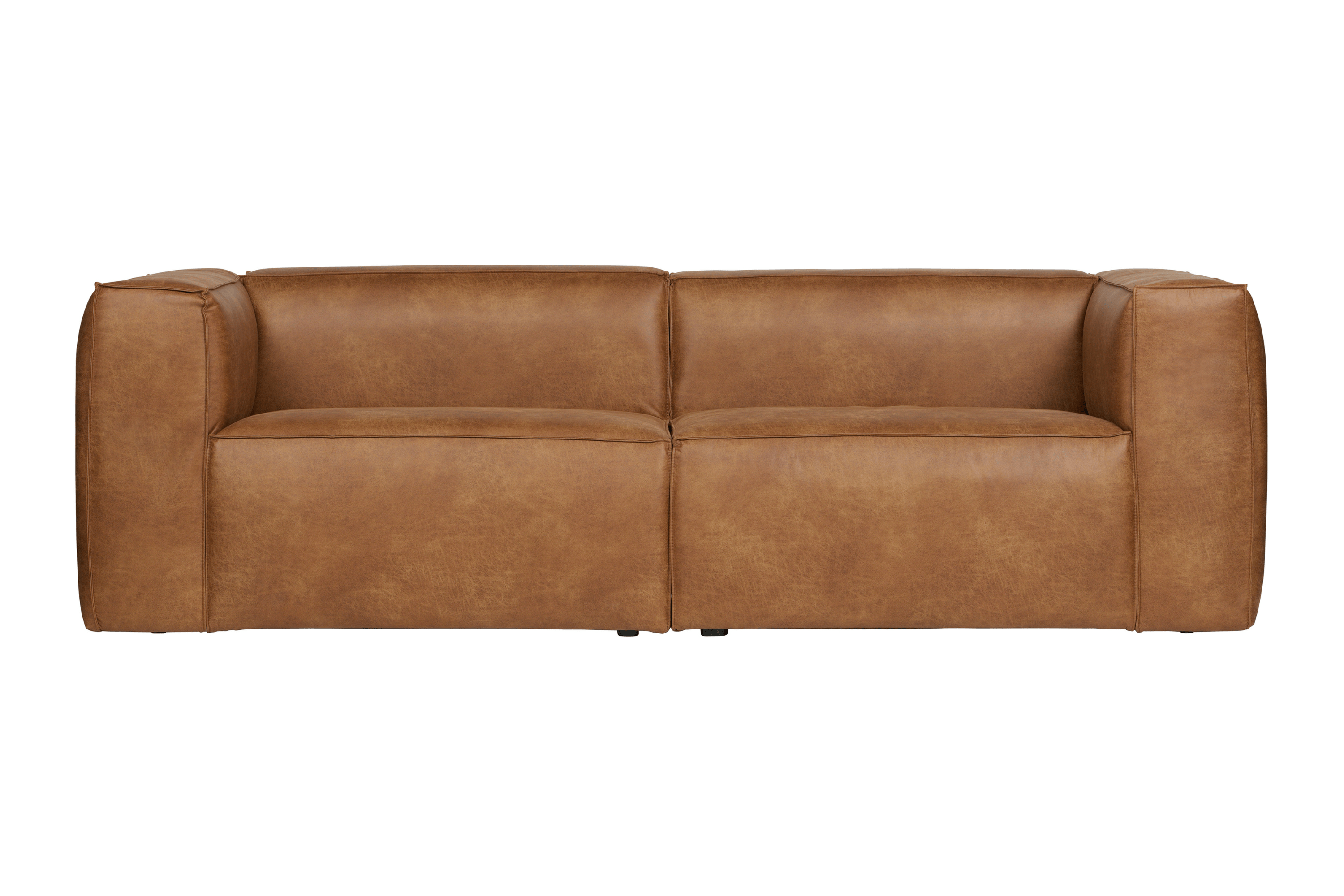 Sofa BEAN koniakowa ekoskóra Woood Eye on Design