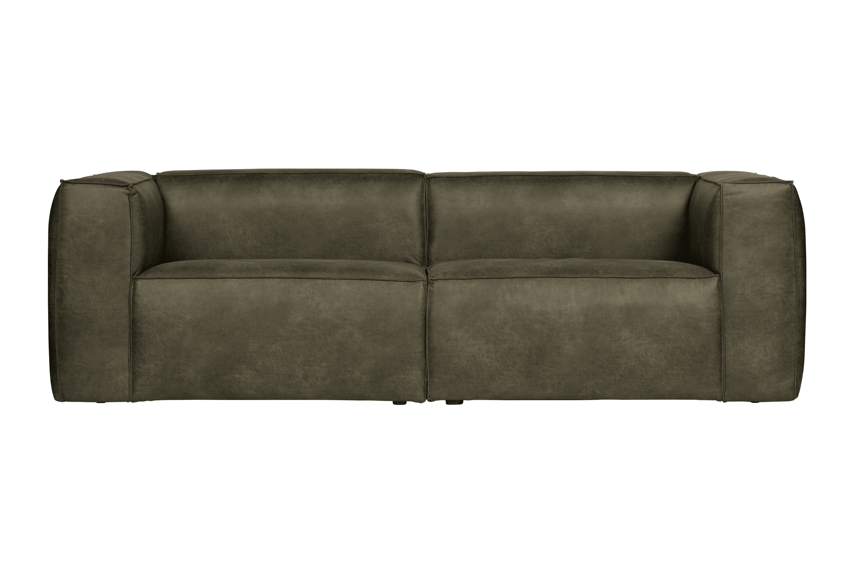 Sofa BEAN zielona ekoskóra Woood Eye on Design