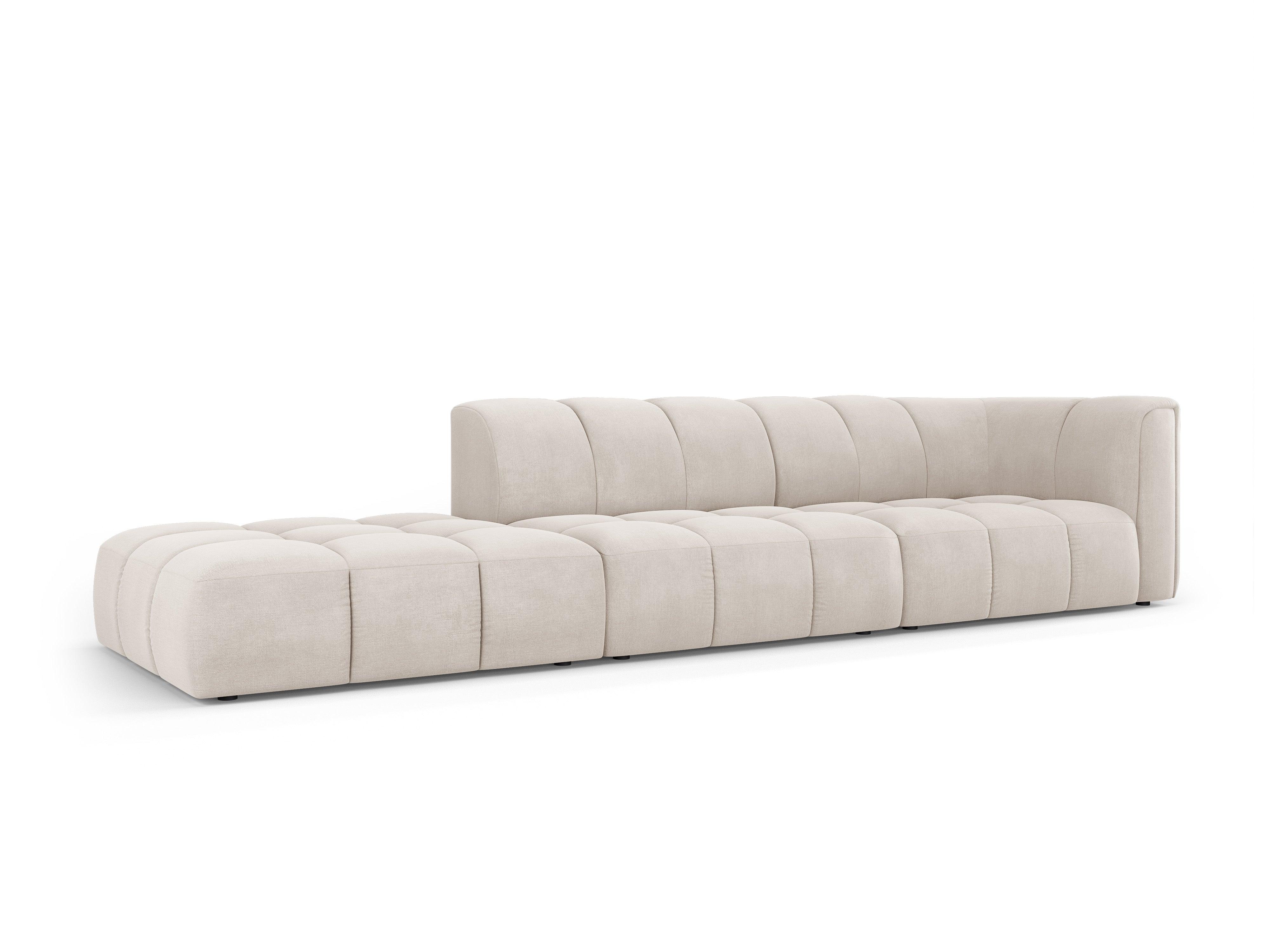 Sofa lewostronna FRANCESCA beżowy szenil Milo Casa Eye on Design