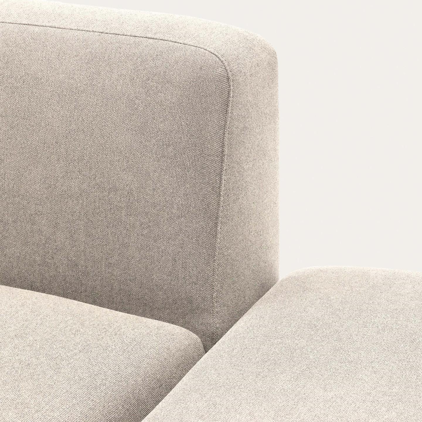 Sofa modułowa 2-osobowa uniwersalna otwarta NEOM beżowy – Kave Home