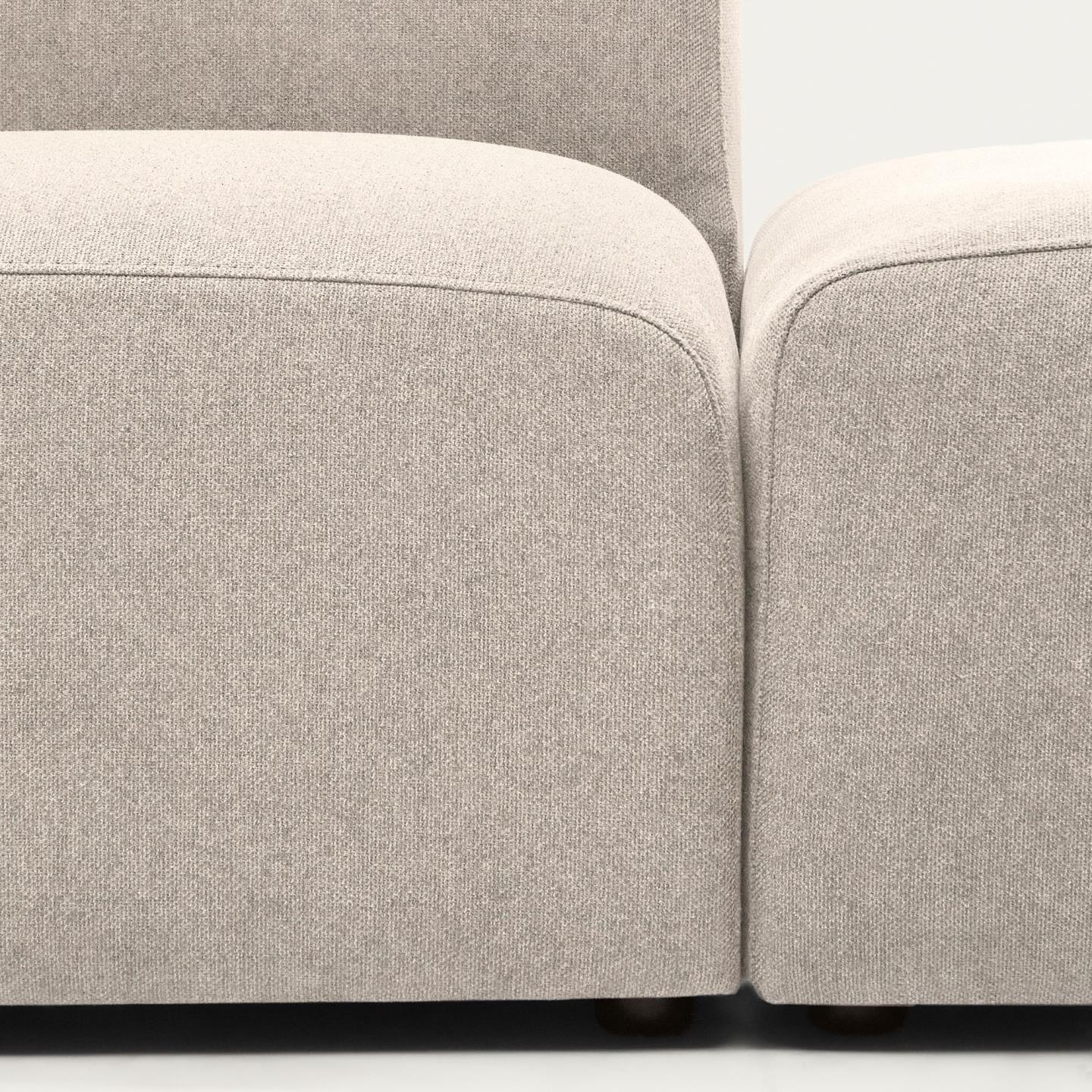 Sofa modułowa 2-osobowa uniwersalna otwarta NEOM beżowy – Kave Home