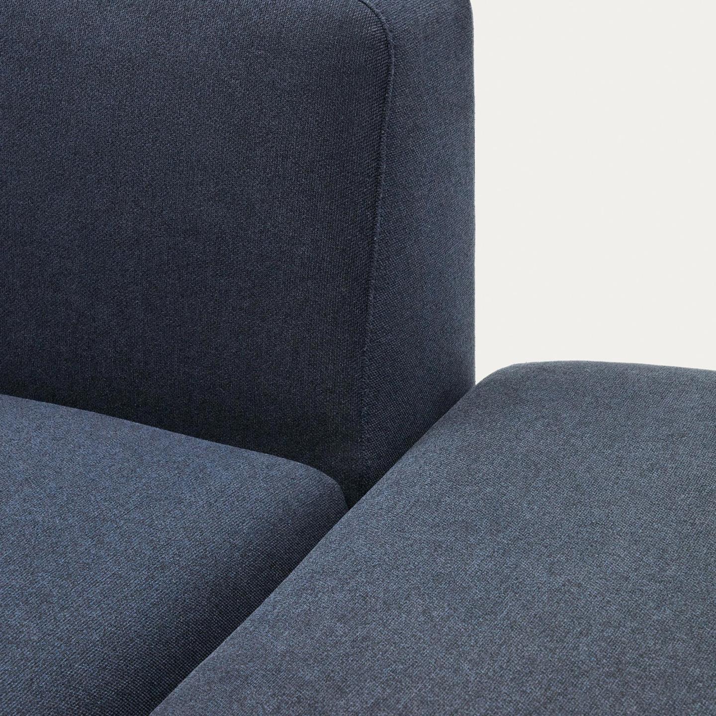 Sofa modułowa 2-osobowa uniwersalna otwarta NEOM niebieski – Kave Home