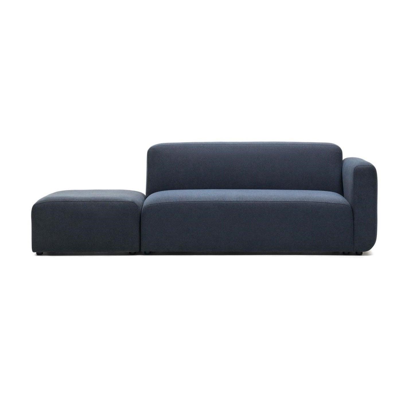 Sofa modułowa 2-osobowa uniwersalna otwarta NEOM niebieski – Kave Home