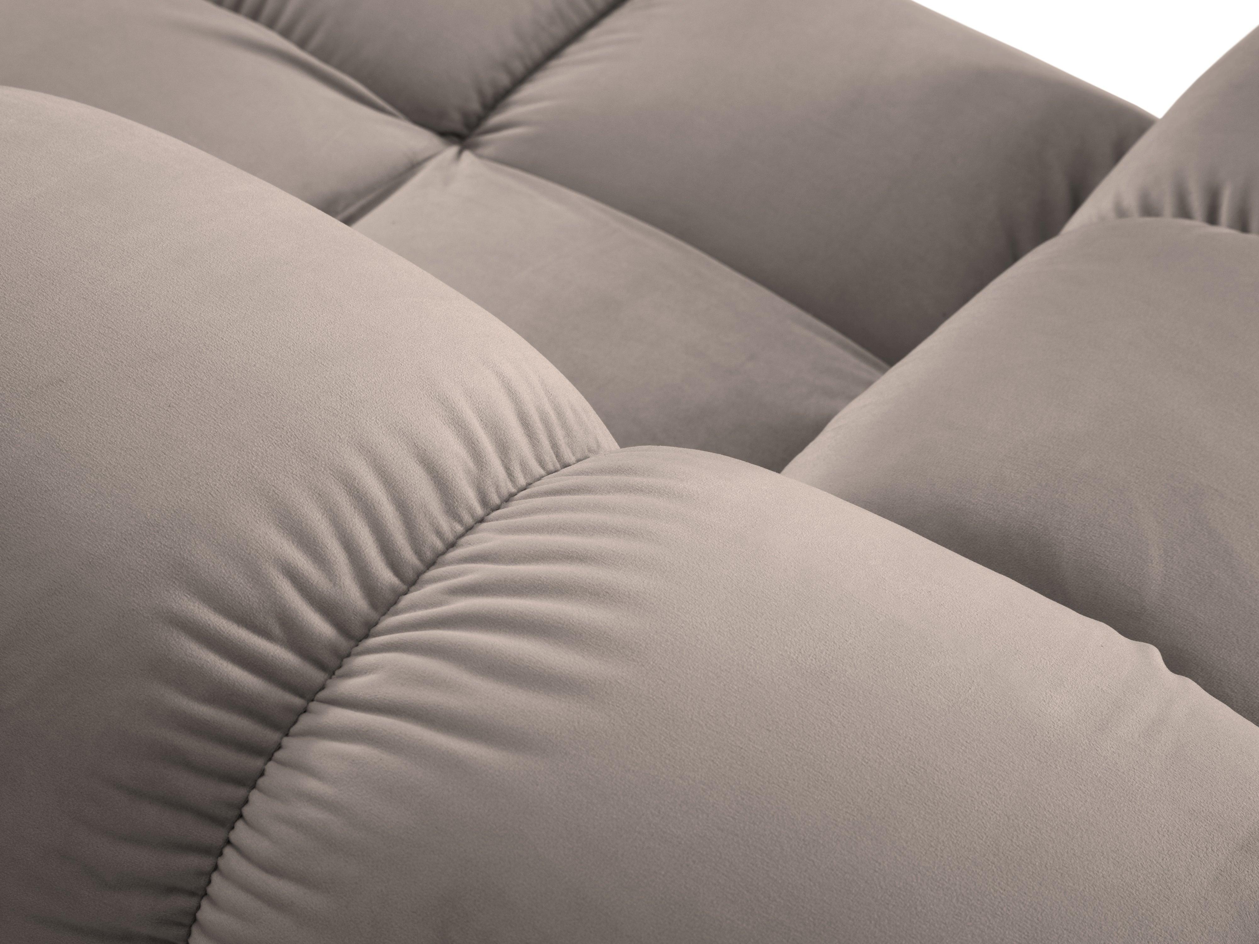Sofa modułowa aksamitna prawostronna 4-osobowa TROPEA cappuccino Milo Casa Eye on Design