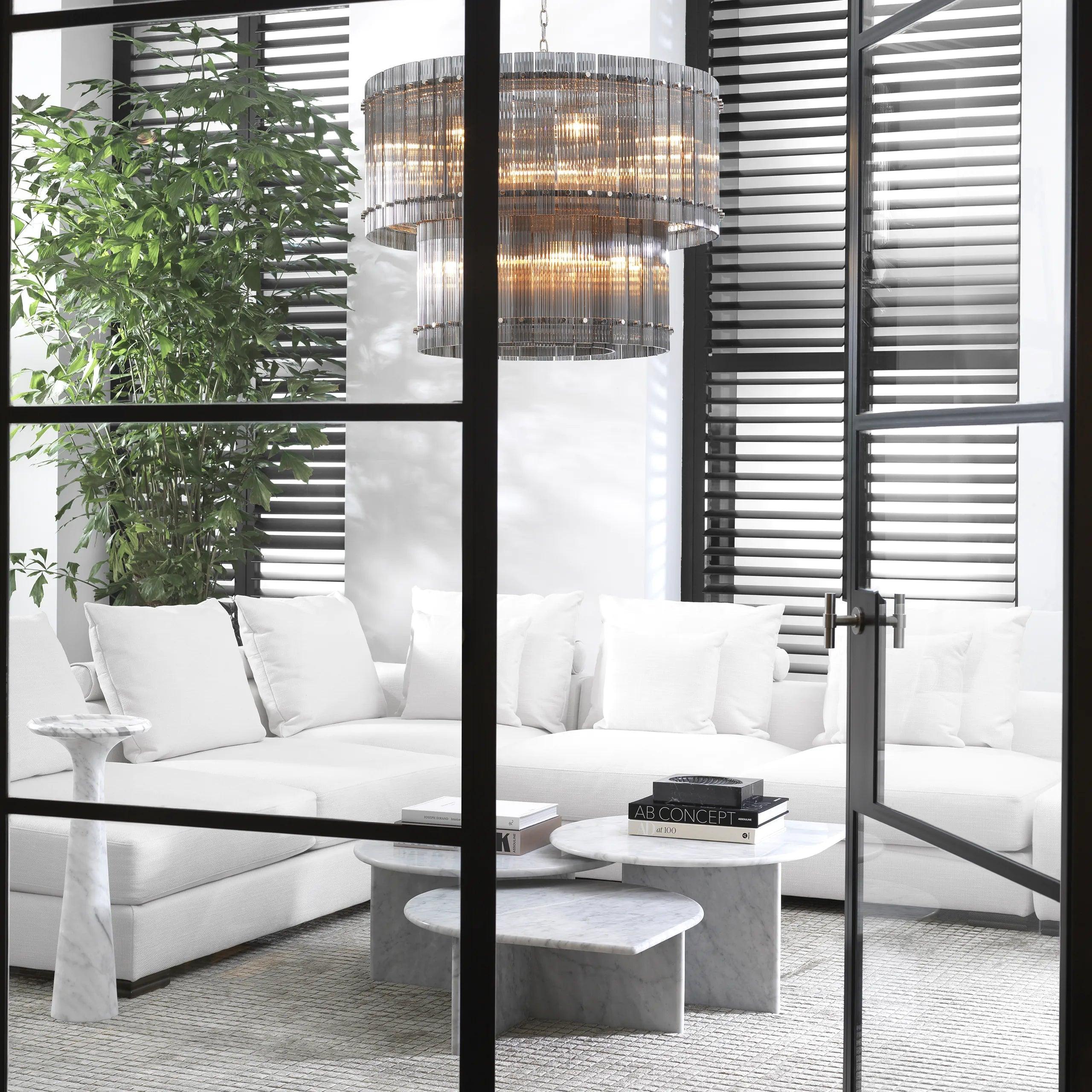 Sofa modułowa CLIFFORD - element narożny jasnobeżowy Eichholtz Eye on Design