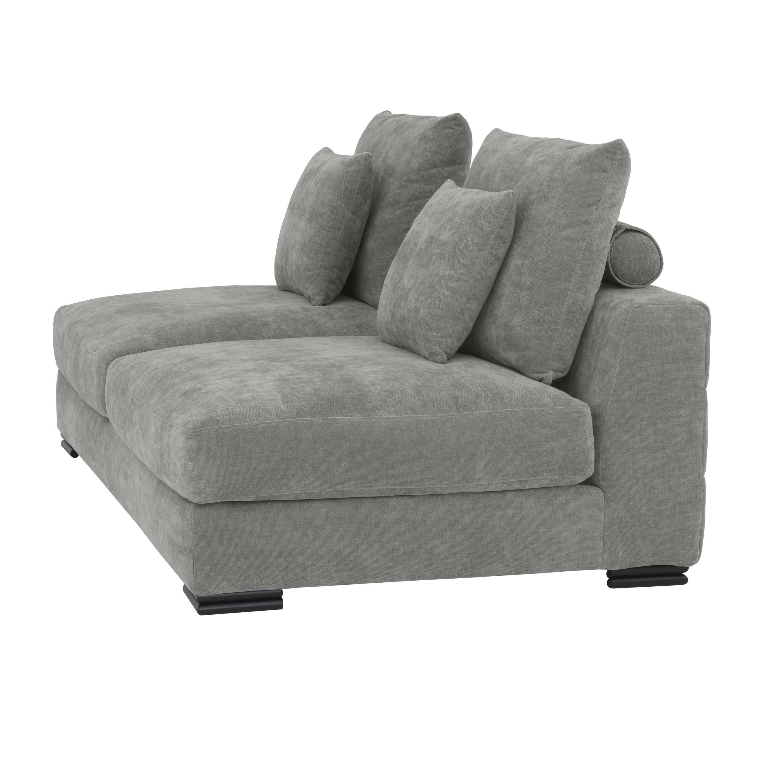 Sofa modułowa CLIFFORD - element środkowy 2-osobowy szary Eichholtz Eye on Design