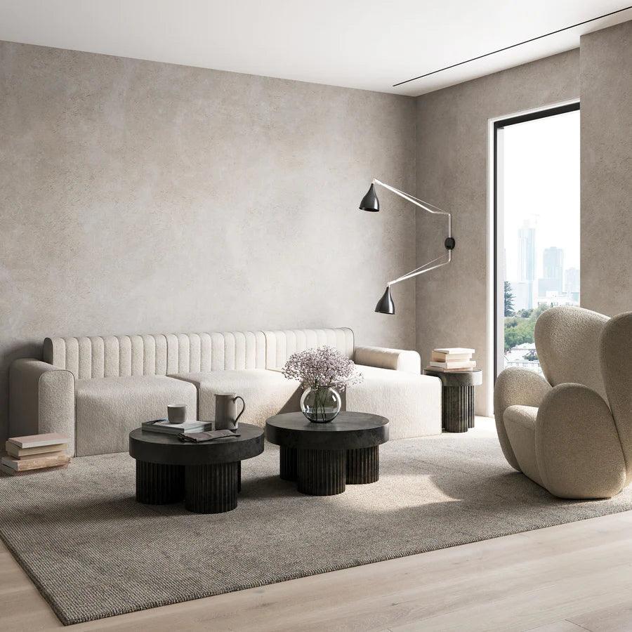 Sofa modułowa lewostronna RIFF len beżowy – NORR11