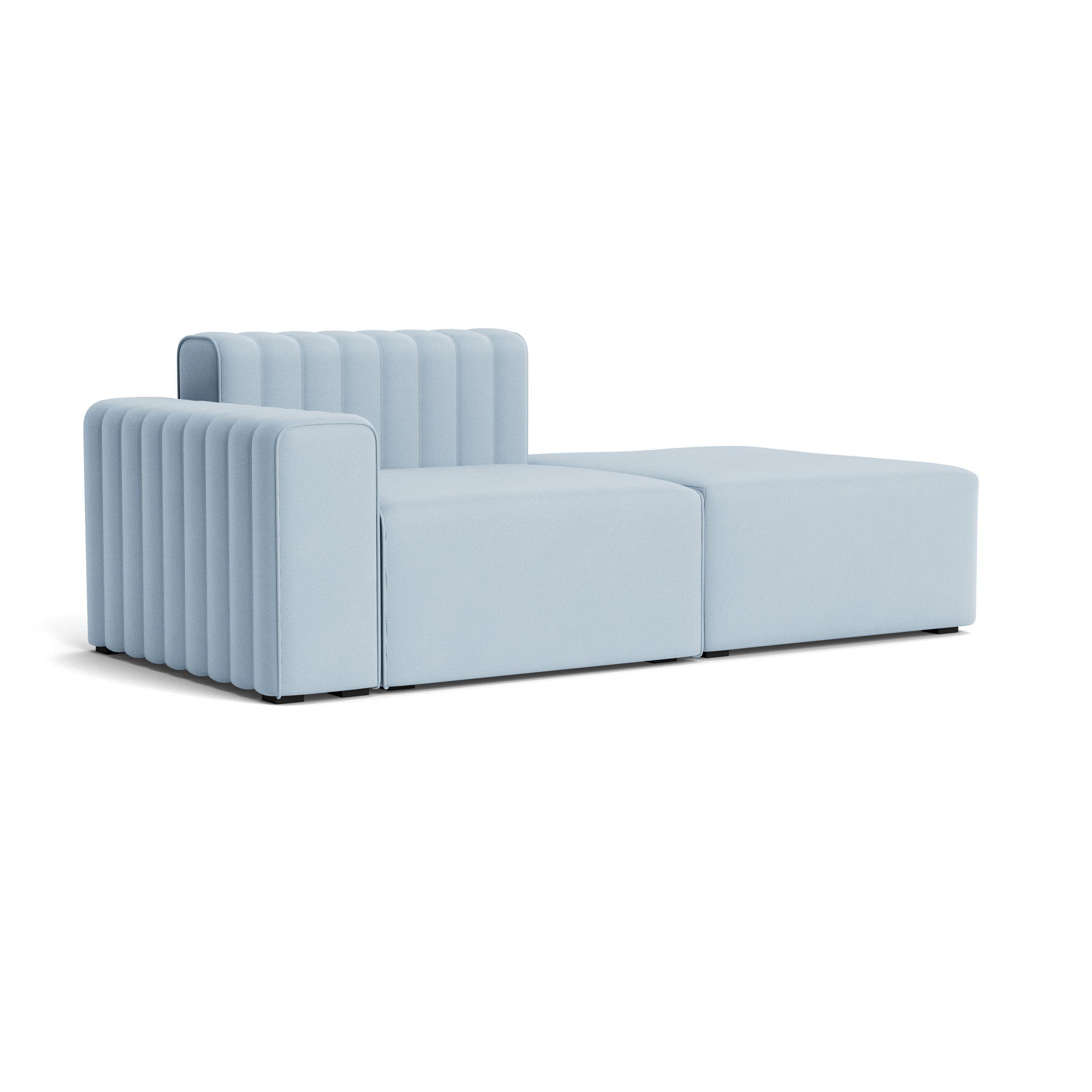 Sofa modułowa lewostronna RIFF niebieski – NORR11
