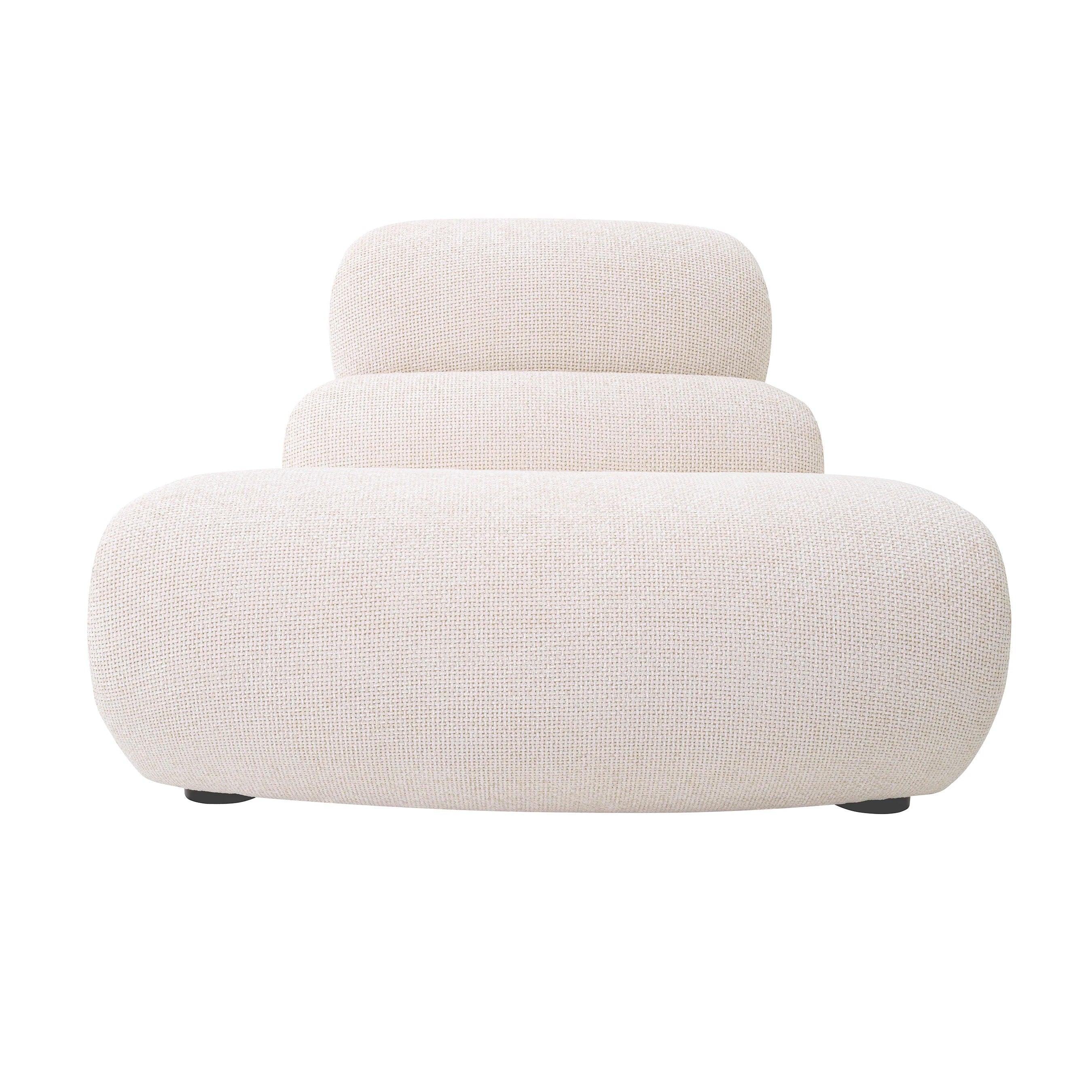 Sofa modułowa LINDAU - narożnik zewnętrzny biały Eichholtz Eye on Design