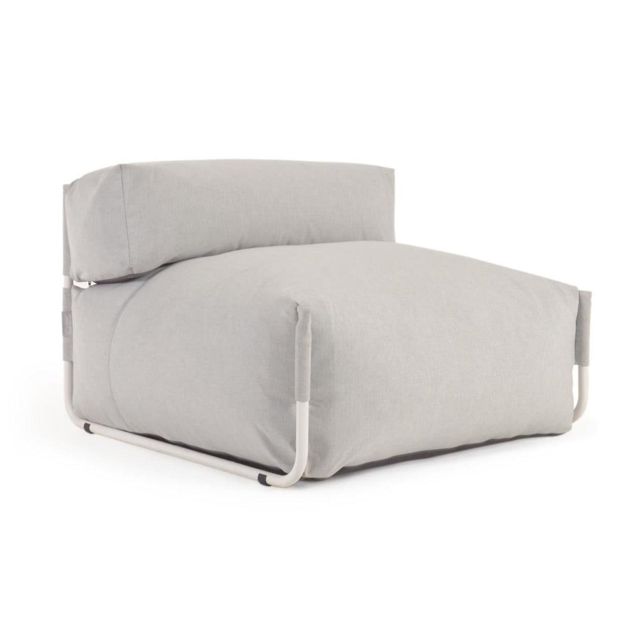 Sofa modułowa ogrodowa SQUARE - fotel jasnoszary La Forma Eye on Design