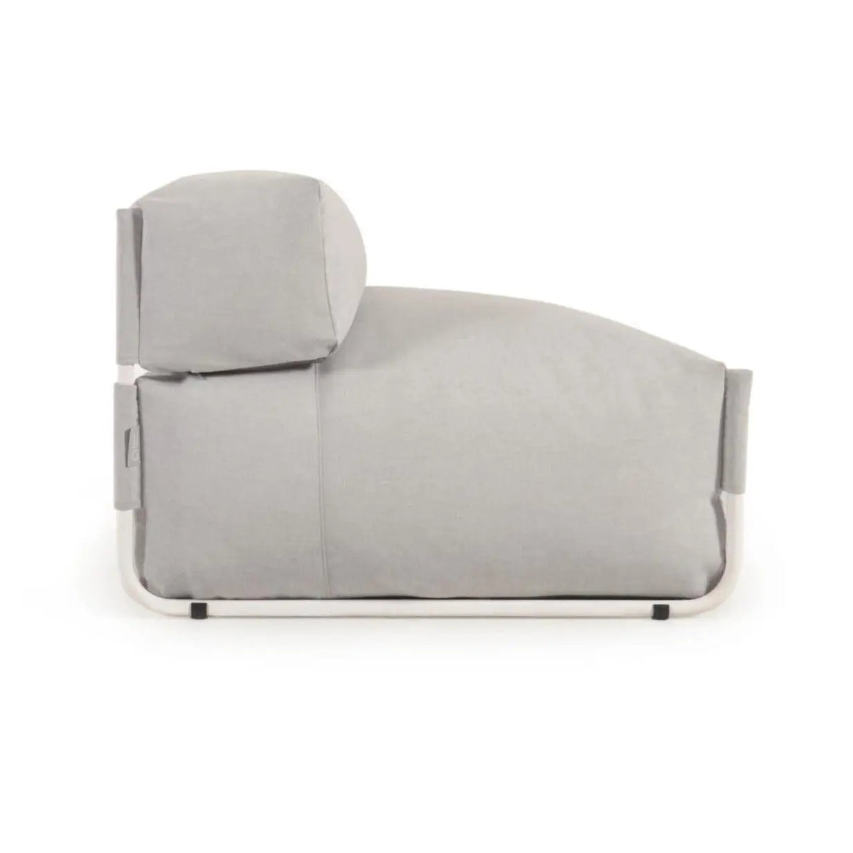 Sofa modułowa ogrodowa SQUARE - fotel jasnoszary, marka Kave Home