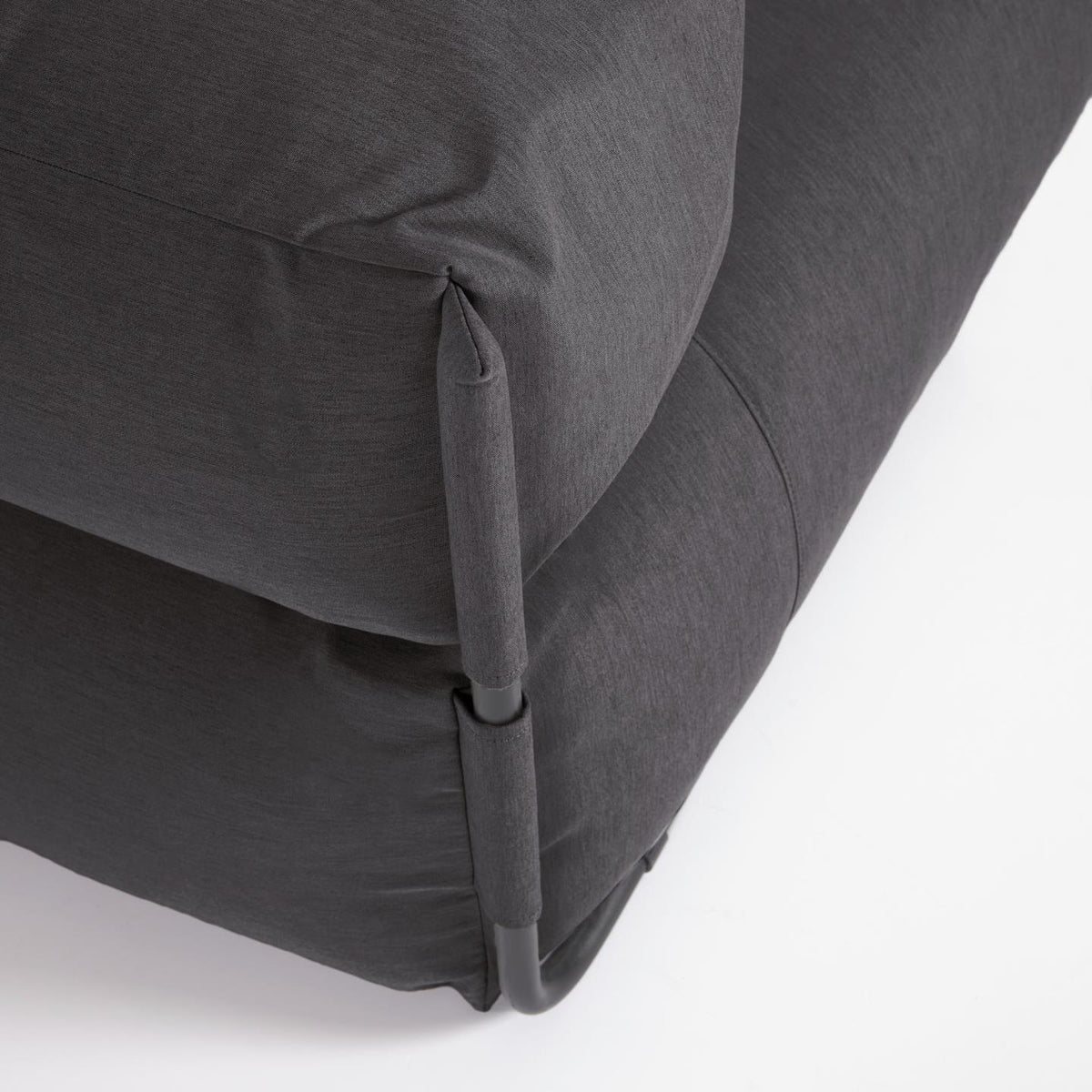 Sofa modułowa ogrodowa SQUARE - szezlong ciemnoszary La Forma Eye on Design