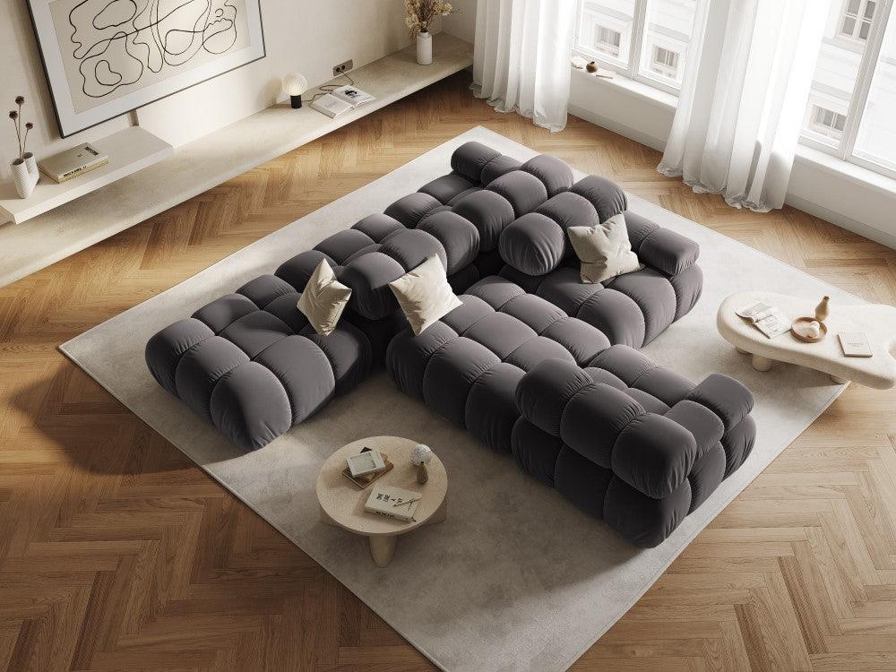 Sofa modułowa TROPEA - moduł lewostronny ciemnoszary Milo Casa Eye on Design
