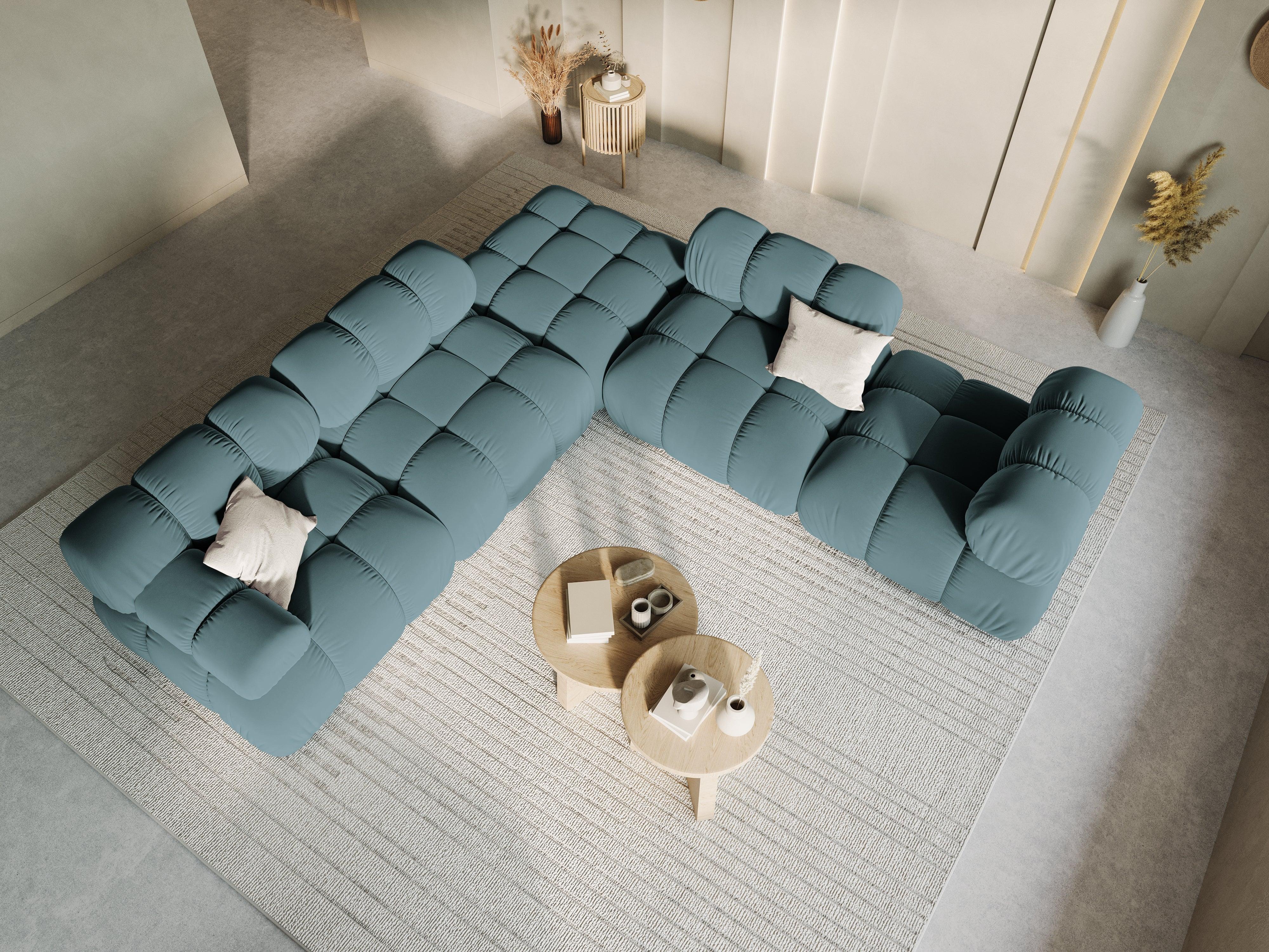 Sofa modułowa TROPEA - moduł lewostronny petrol Milo Casa Eye on Design