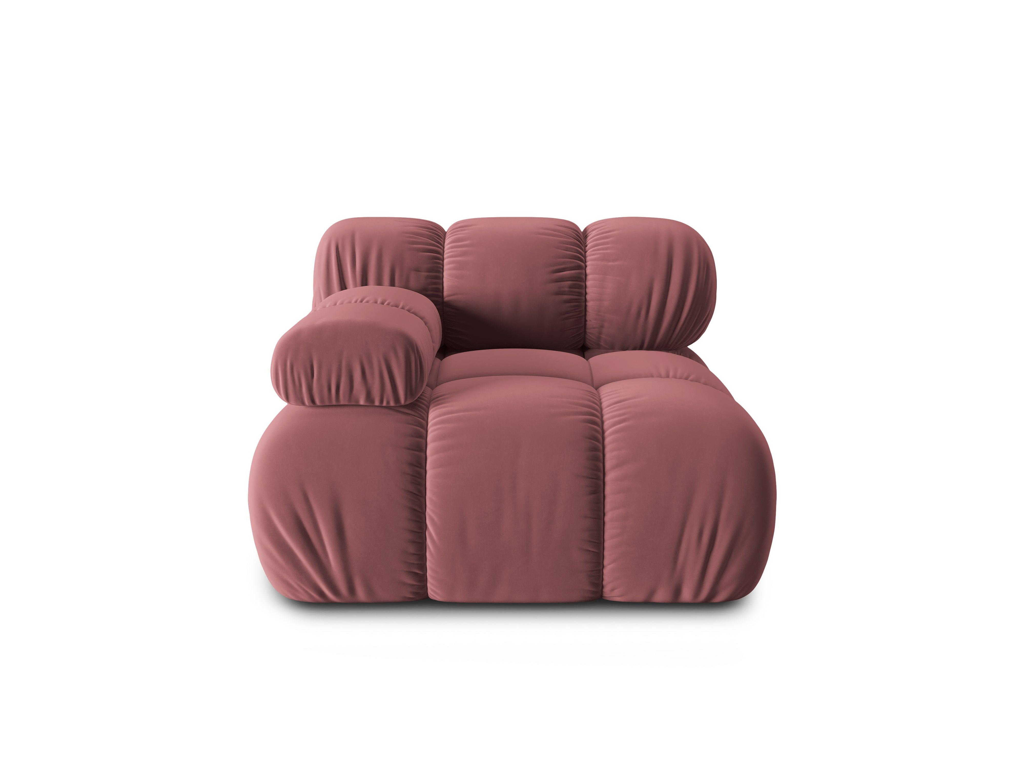 Sofa modułowa TROPEA - moduł lewostronny różowy Milo Casa Eye on Design