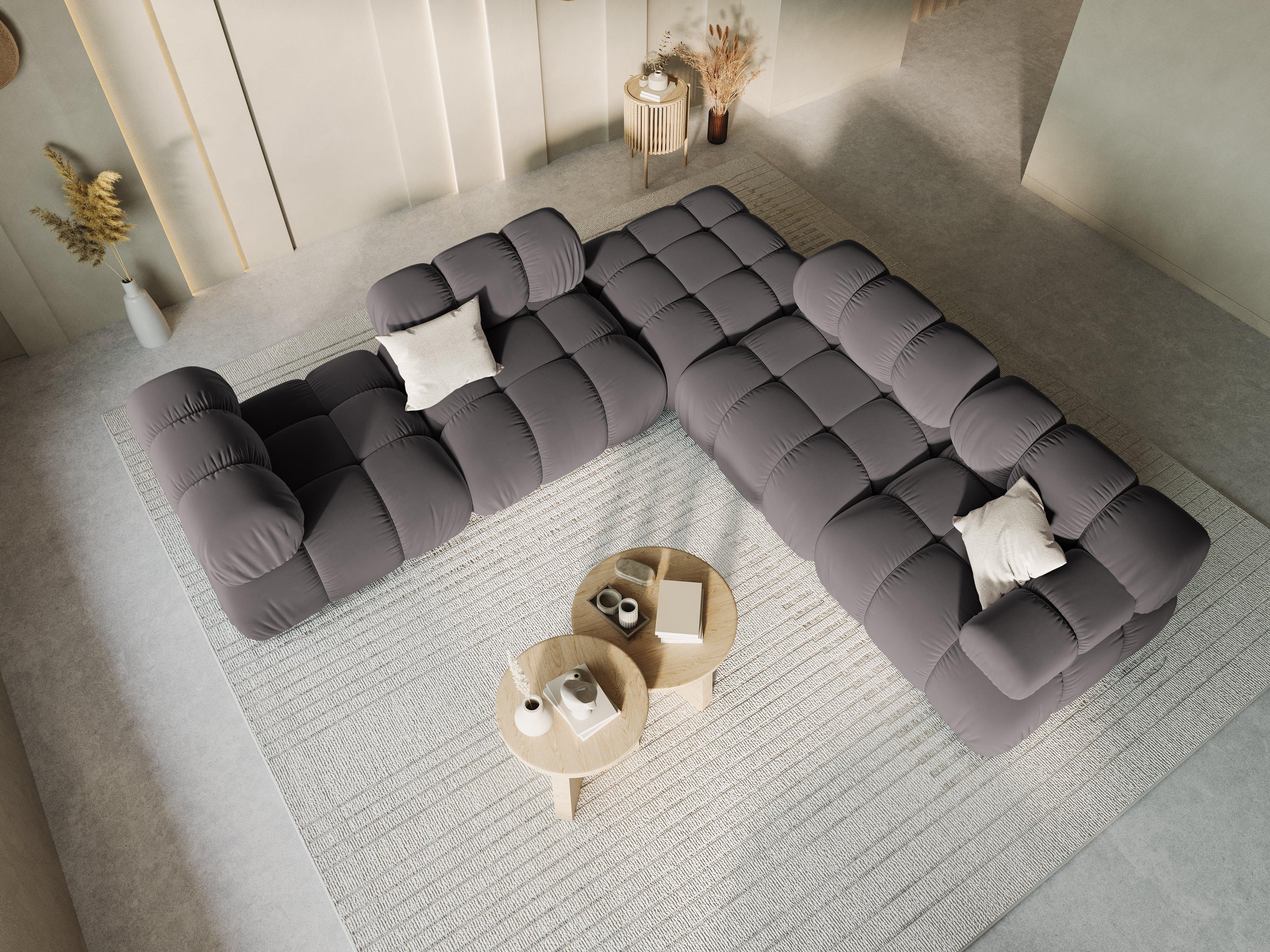 Sofa modułowa TROPEA - moduł prawostronny ciemnoszary Milo Casa Eye on Design