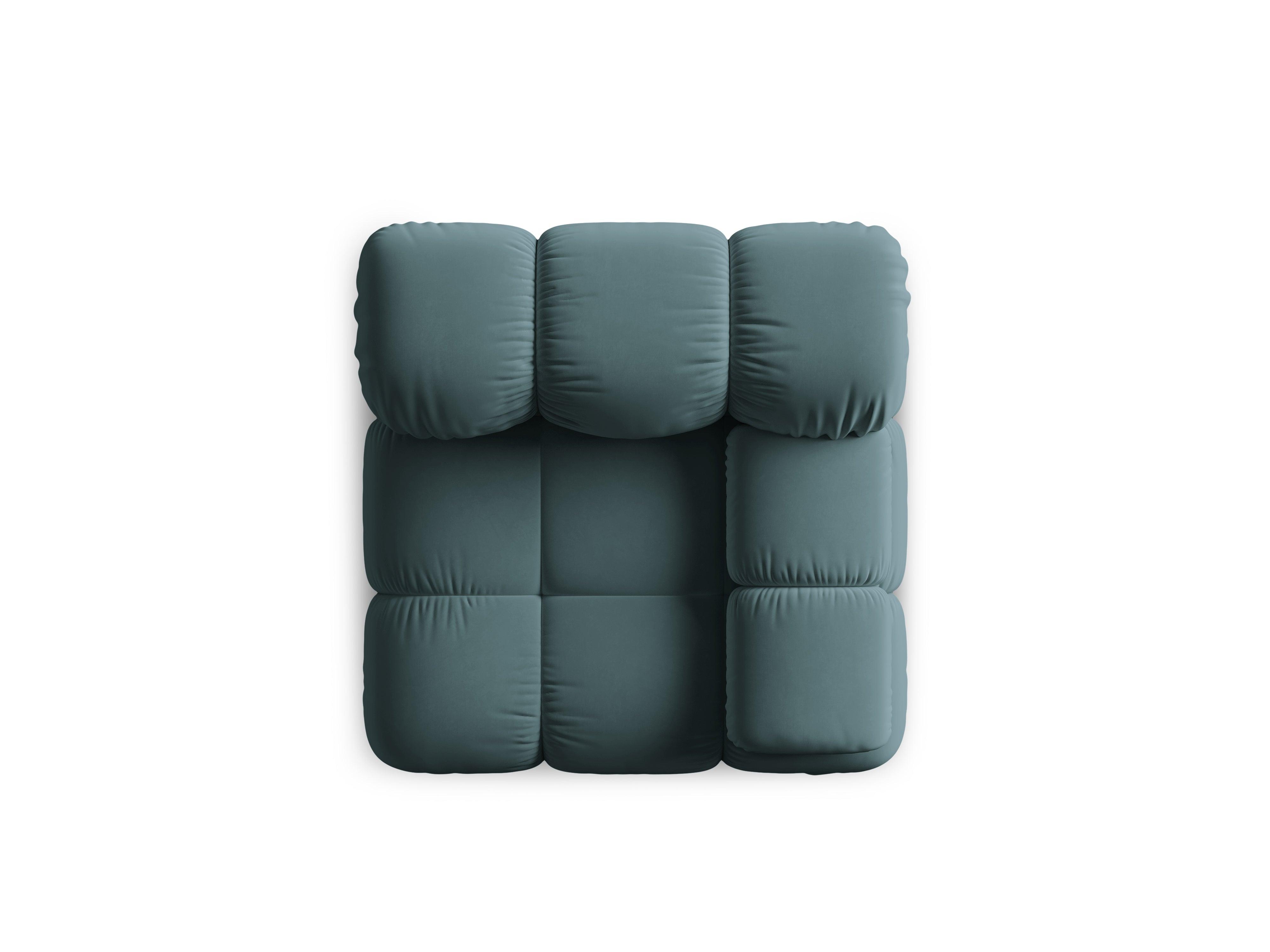 Sofa modułowa TROPEA - moduł prawostronny petrol Milo Casa Eye on Design