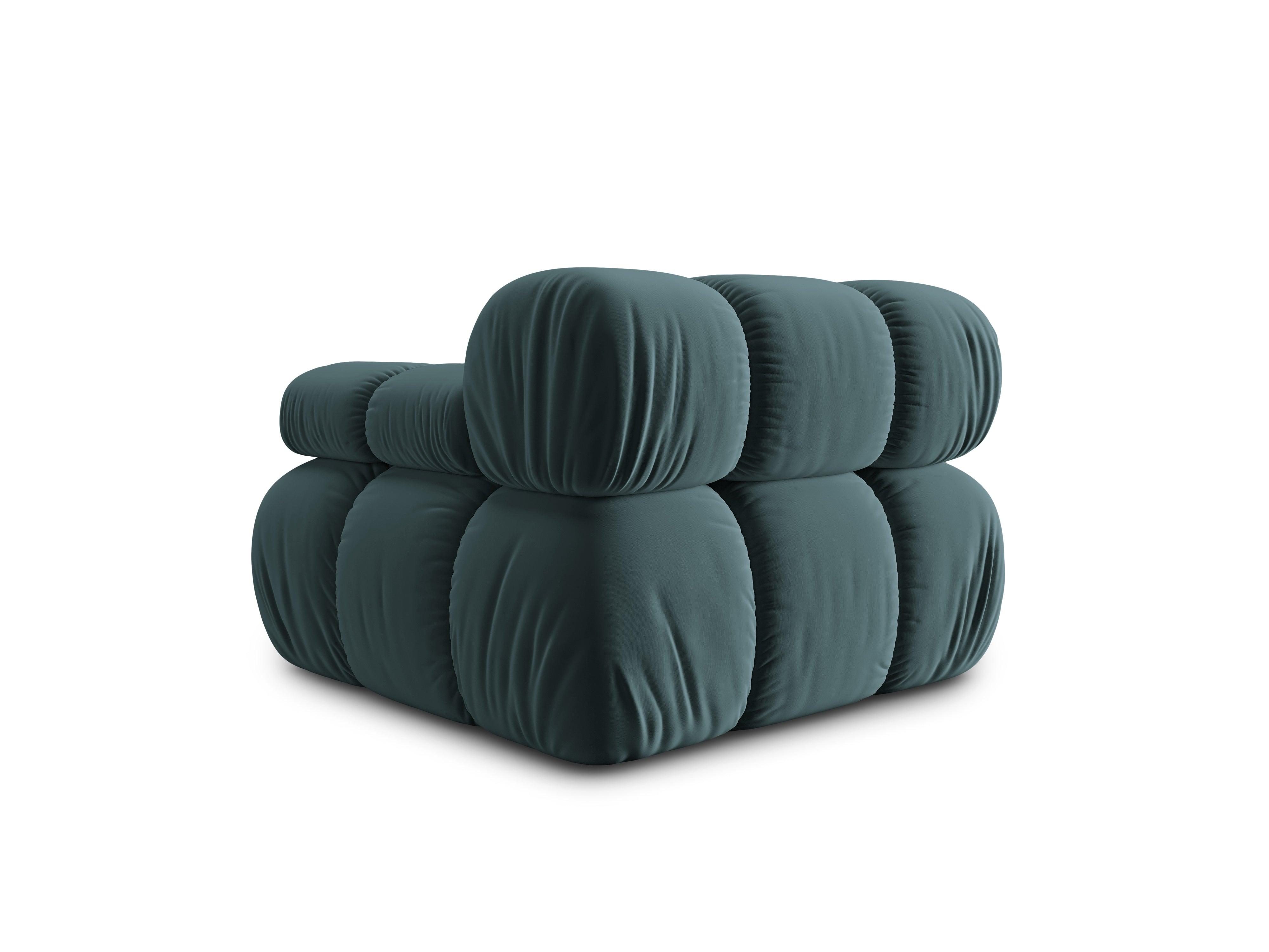 Sofa modułowa TROPEA - moduł prawostronny petrol Milo Casa Eye on Design